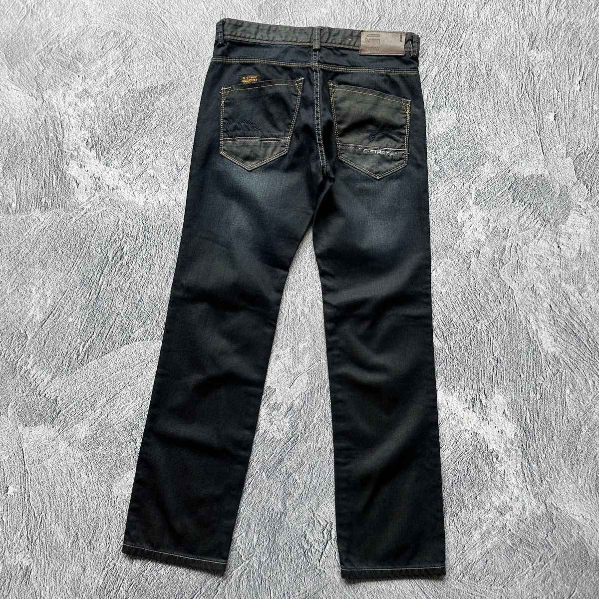 G-Star Men’s Jeans G-Star Raw Bladel Loose Kraft Embro Dark Blue Size US 32 / EU 48 - 7 Thumbnail