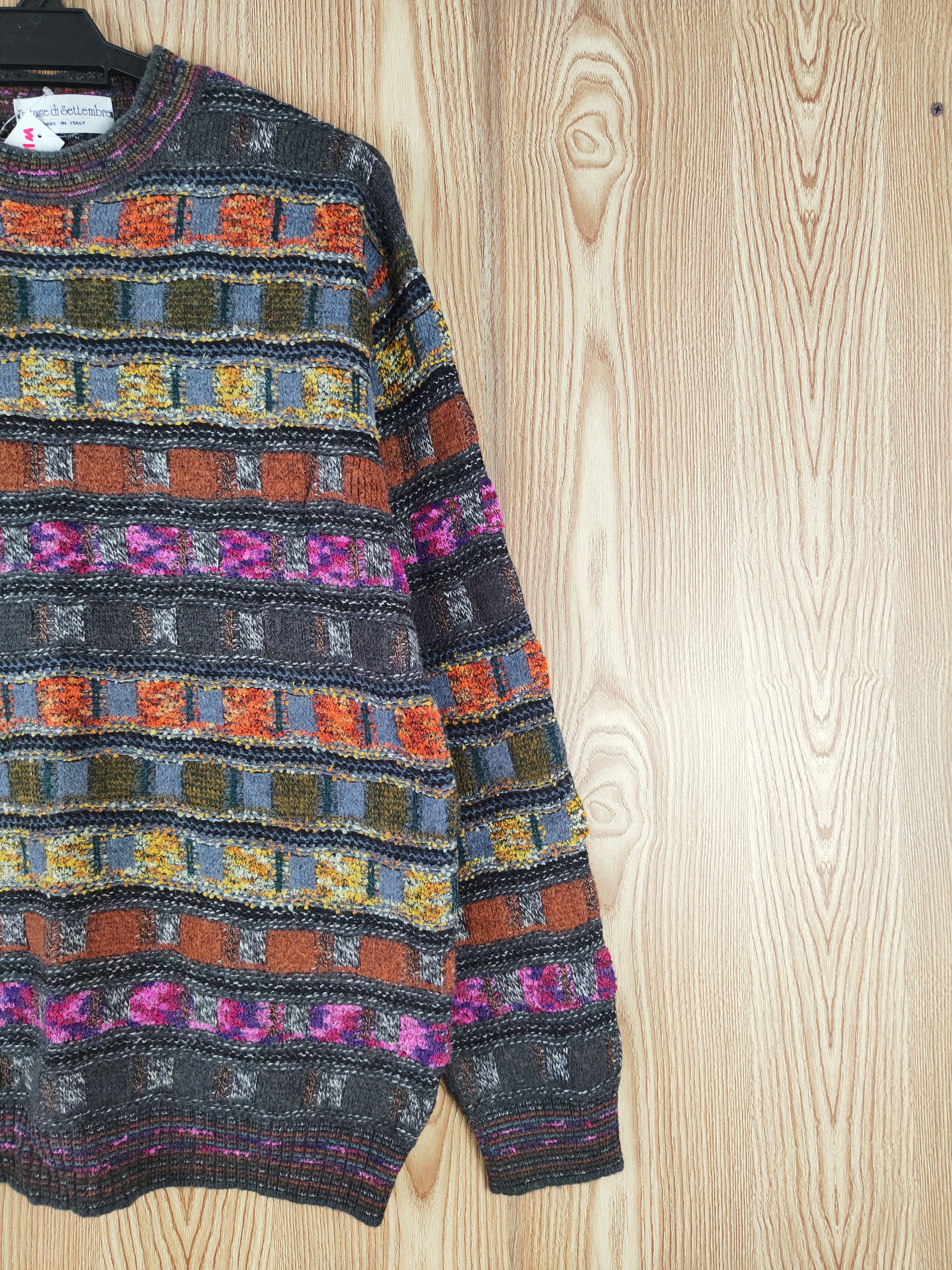 Aran Isles Knitwear Fantasie de Settembre Gray Knitwear Sweatshirts #W147 Size US M / EU 48-50 / 2 - 5 Thumbnail