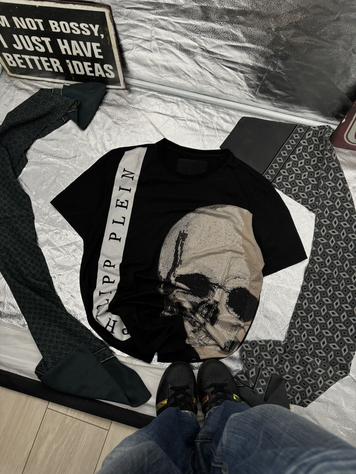 Philipp Plein Crazy Philipp Plein luxury Y2K Cyber Swag 2000's Size US XXL / EU 58 / 5 - 1 Thumbnail