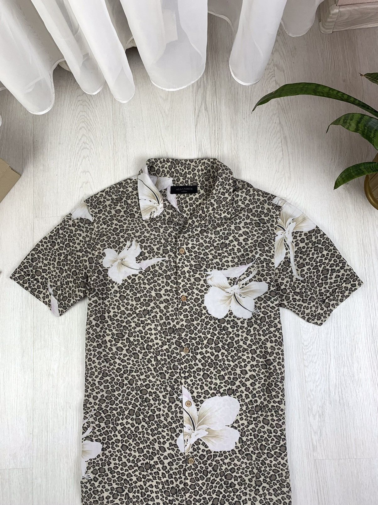 Allsaints Allsaints Kuhi Button Shirt Mens Size M Size US M / EU 48-50 / 2 - 2 Thumbnail