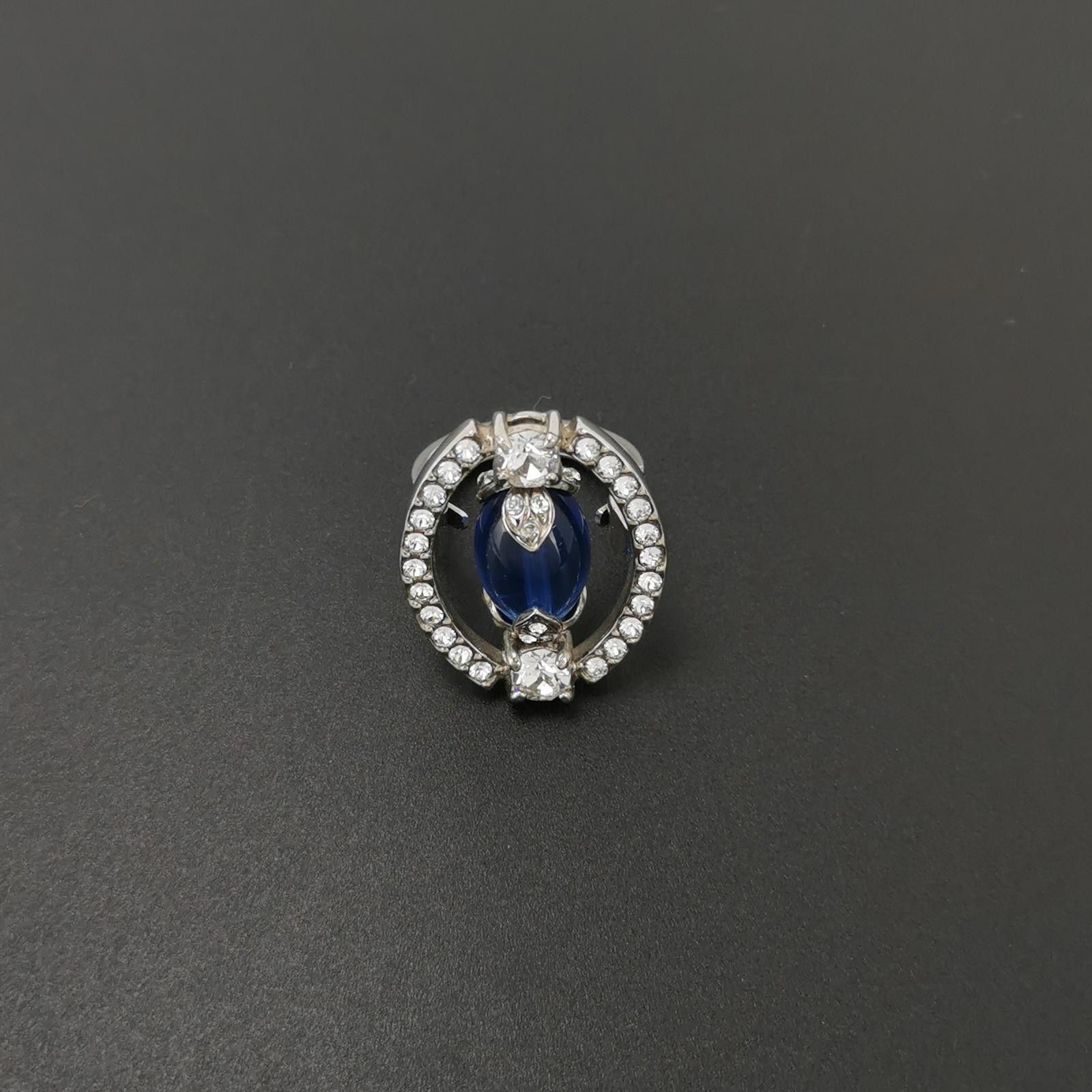 Miu Miu Miu Miu Crystal Logo Ring Size 11 -z2505 Size ONE SIZE - 4 Thumbnail