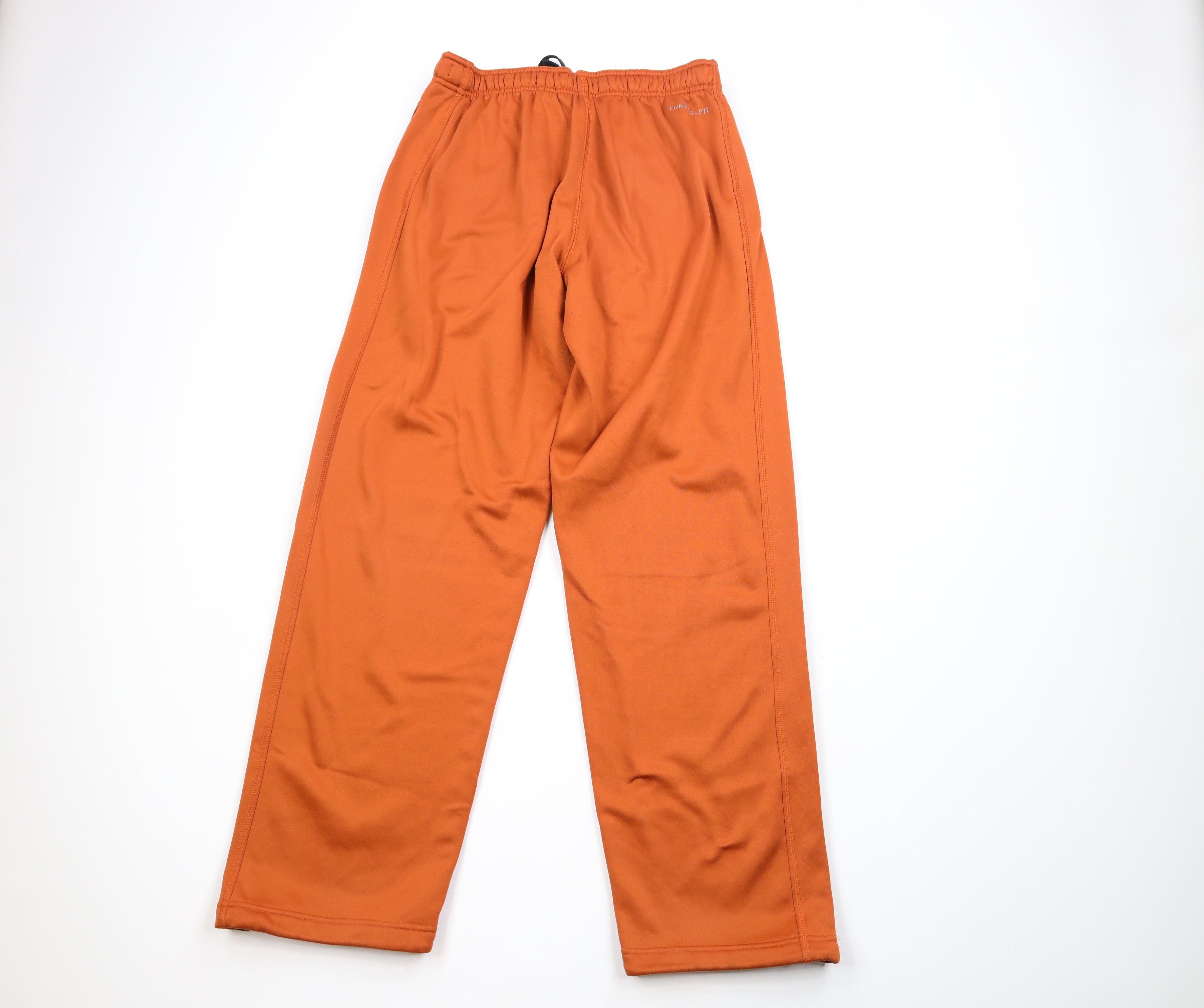 Nike Nike University of Texas Wide Leg Sweatpants Burnt Orange Size US 30 / EU 46 - 9 Thumbnail