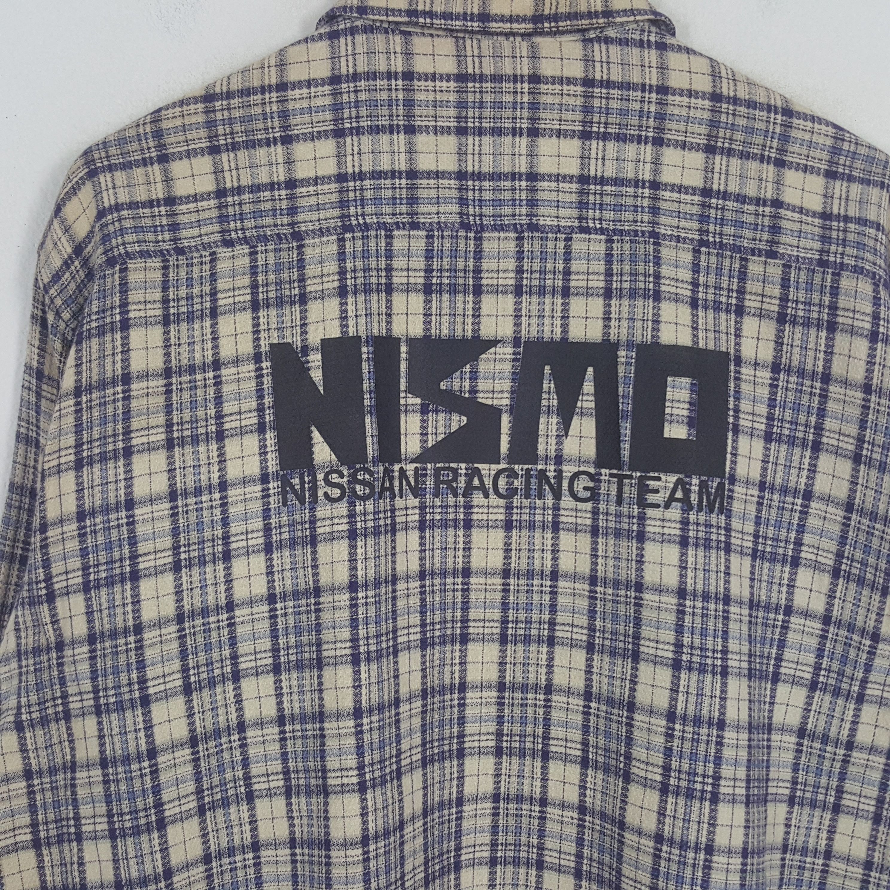 Japanese Brand × Vintage Vintage Lucky Strike Nismo Nissan Racing Team Shirt Jacket Size US L / EU 52-54 / 3 - 2 Thumbnail