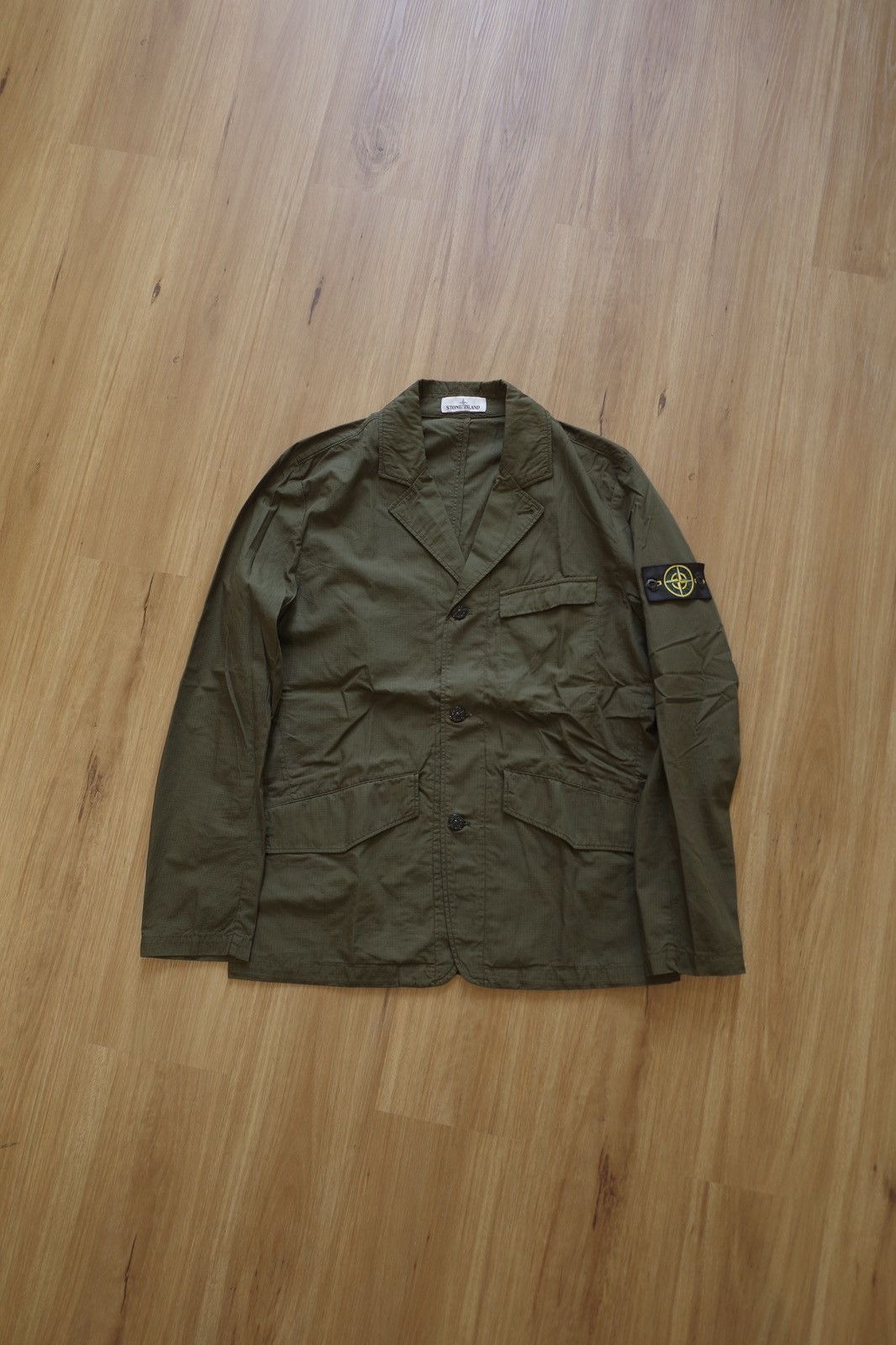 Stone Island Structured Cotton Suit Blazer Size US XL / EU 56 / 4 - 1 Thumbnail
