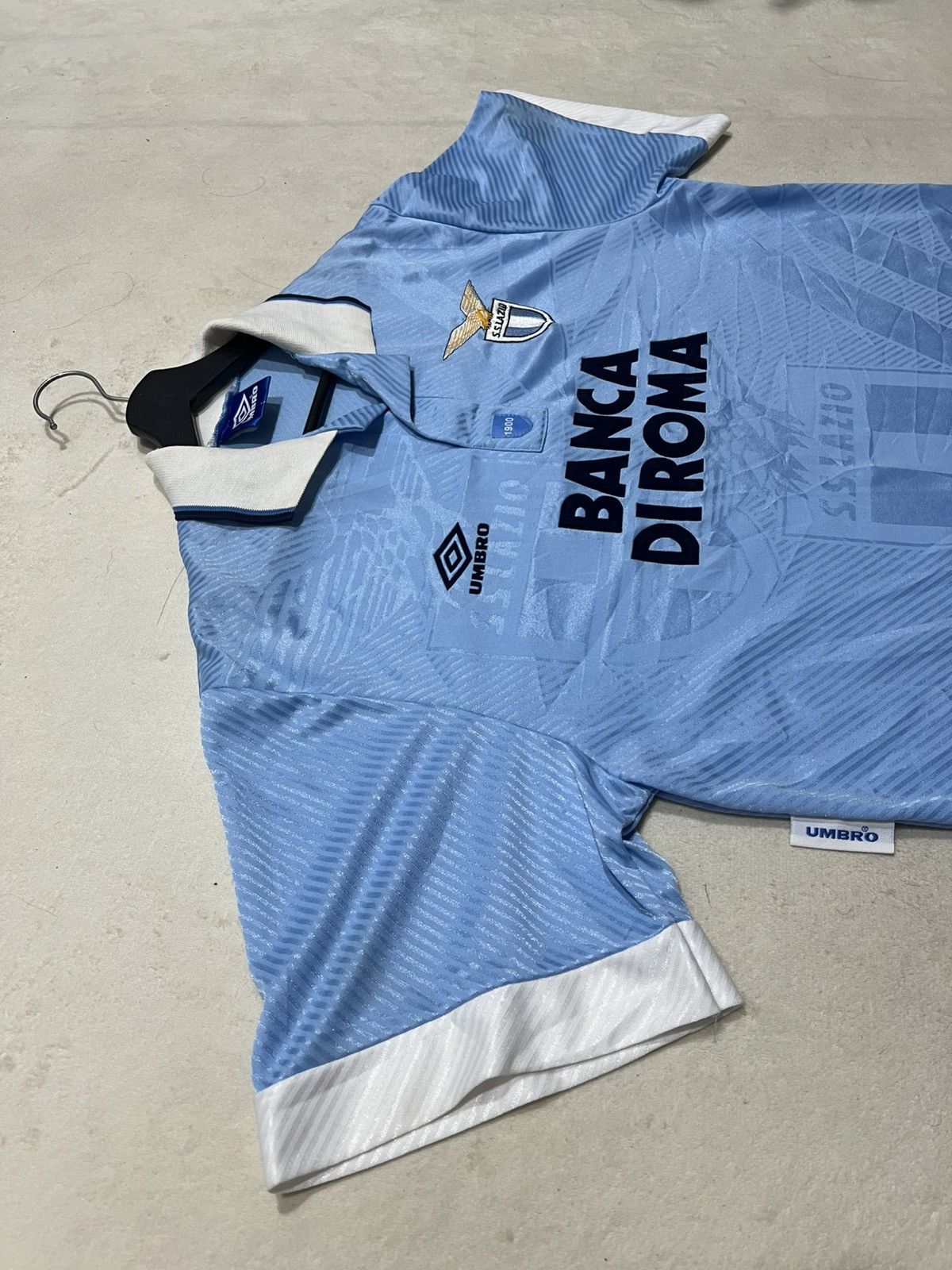 Umbro Lazio 1994 Umbro Home Jersey Vintage Size US L / EU 52-54 / 3 - 3 Thumbnail