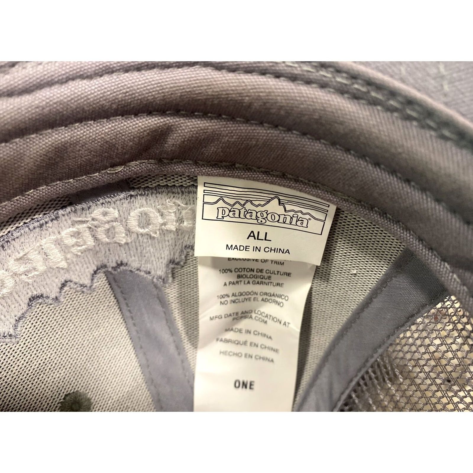 Patagonia VINTAGE Patagonia Provisions Hat Cap Adjustable Grey SP 16 Fitz Roy Mountains Unisex Adults One Size Gray Snapback Mens/Womens Size ONE SIZE - 7 Thumbnail