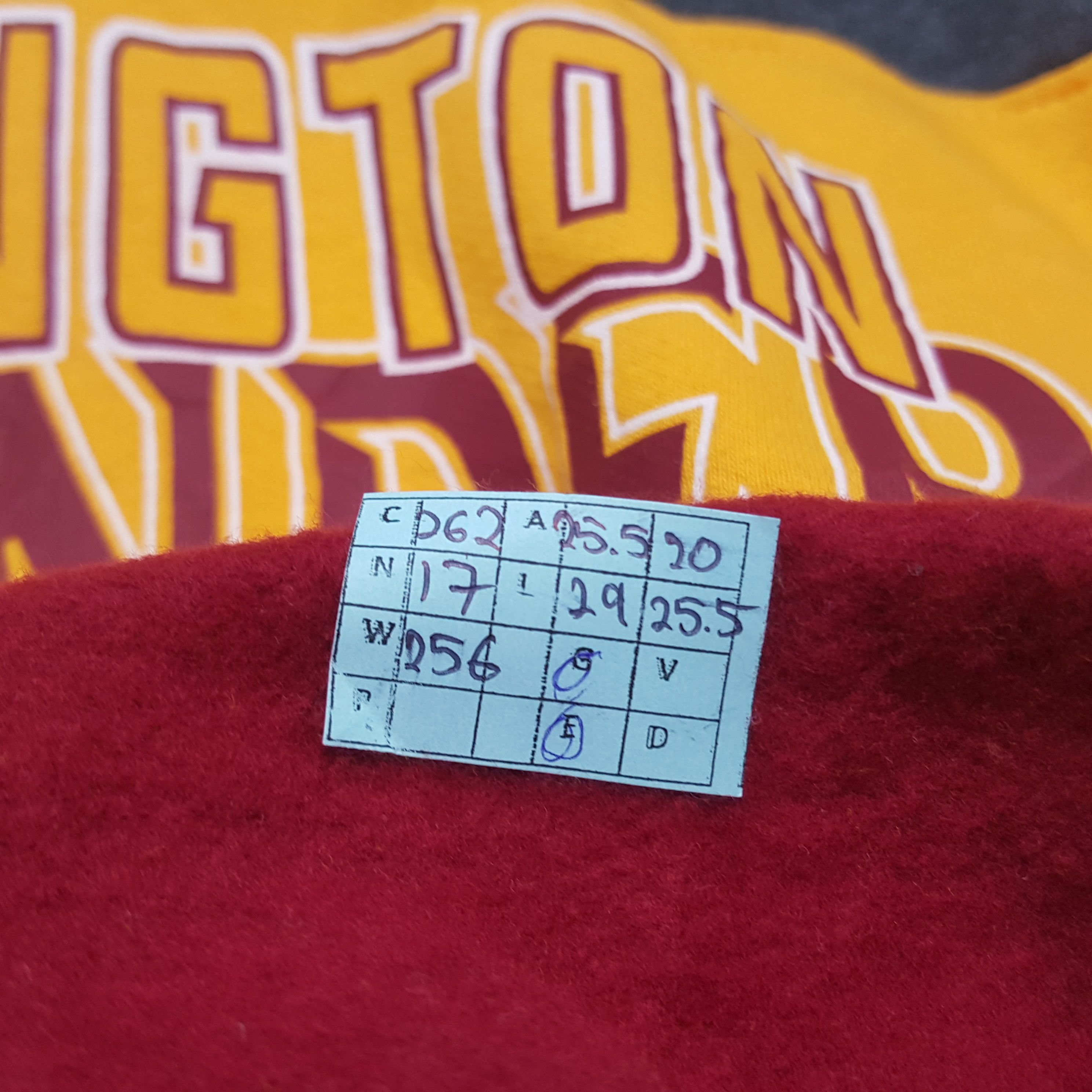 Vintage Vintage Washington Commanders Sports Sweatshirt Hoodie Size US XL / EU 56 / 4 - 8 Thumbnail