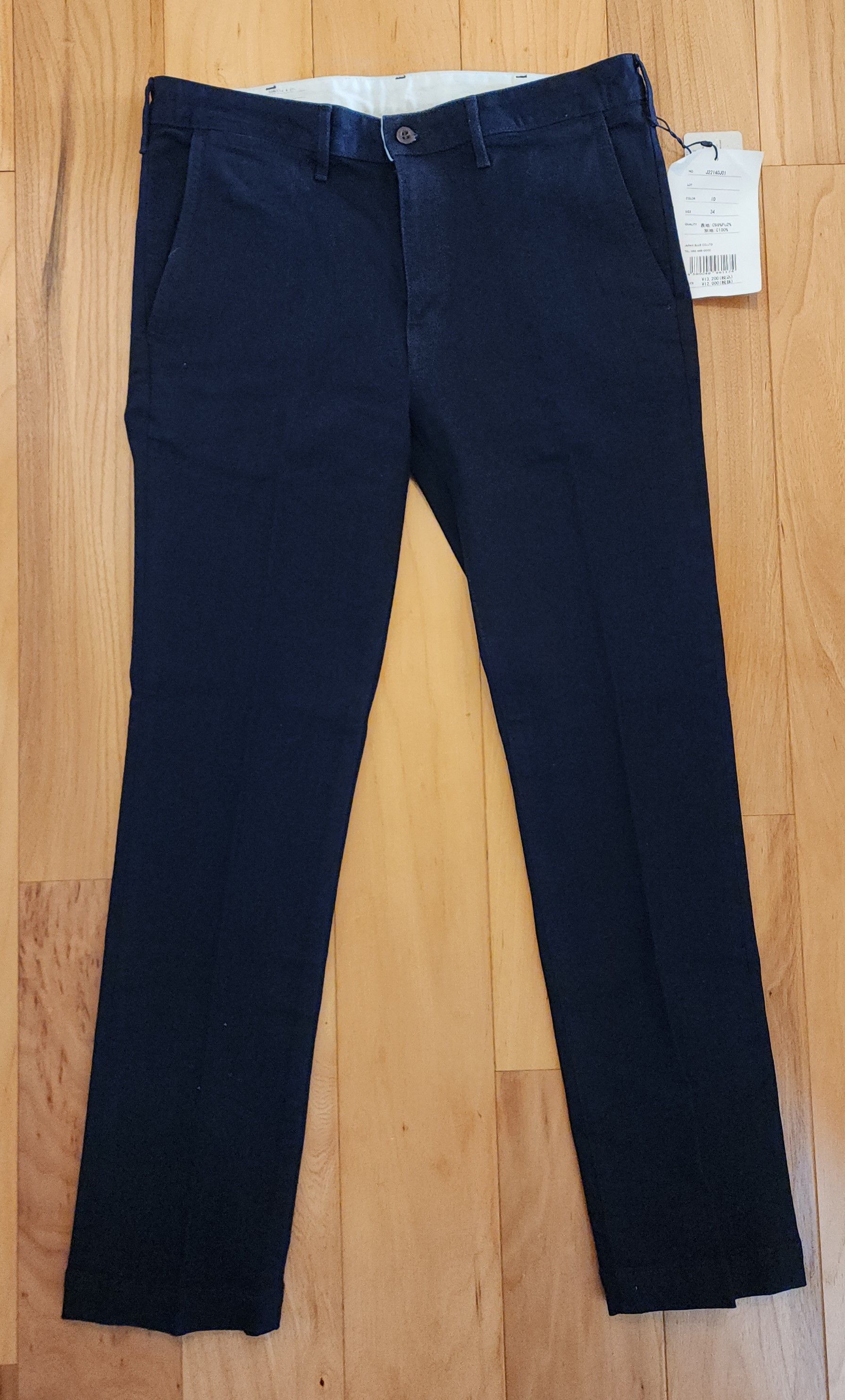 Japan Blue Japan Blue SlimTrousers French Work Chino Size 34 Size US 34 / EU 50 - 1 Thumbnail