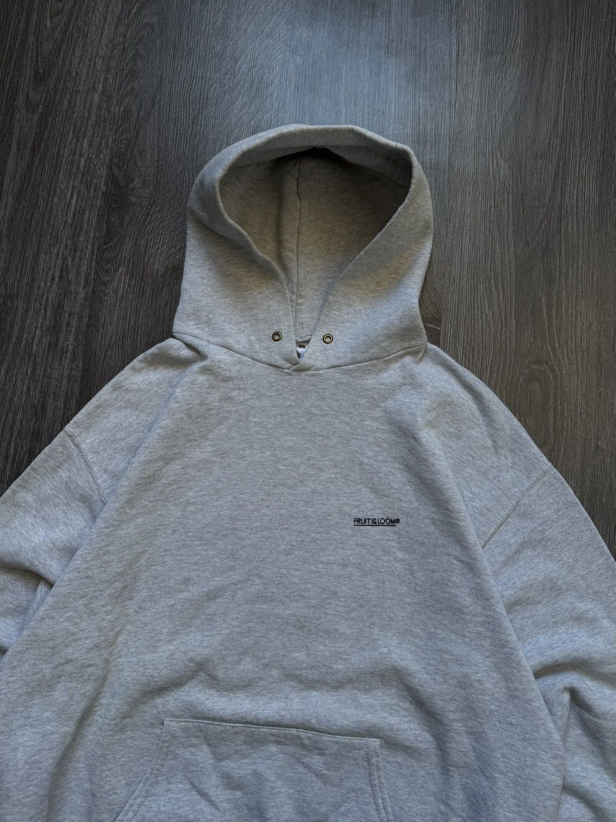 Fruit Of The Loom × Vintage 90s Vintage Fruit of The Loom Hooddie Size US L / EU 52-54 / 3 - 4 Thumbnail