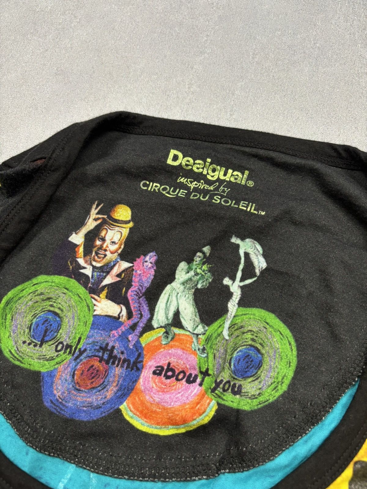 Desigual Desigual x Cirque du Soleil Graphic Longsleeve Top Y2K Rare Size M / US 6-8 / IT 42-44 - 8 Thumbnail