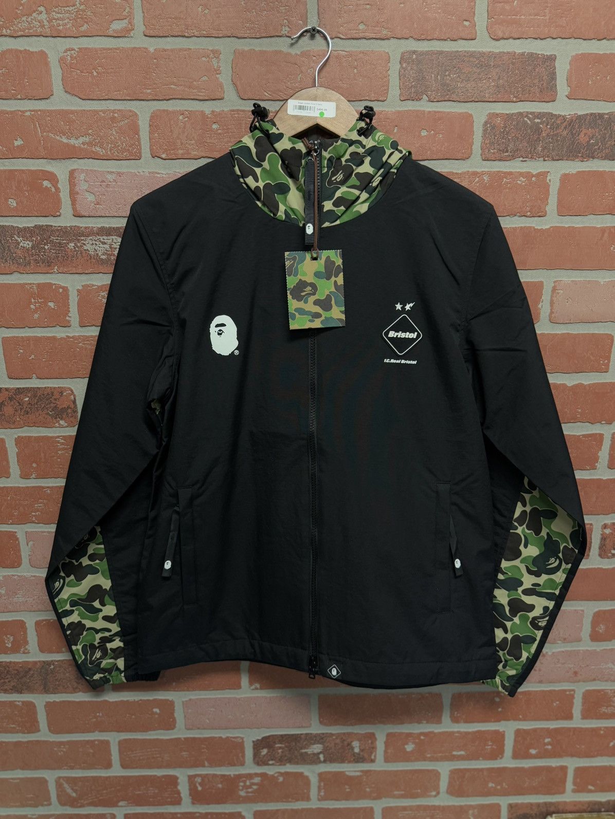 ジャケット・アウター BAPE FCRB SEPARATE PRACTICE JACKET BAPE × F.C.R.B separate practice jacket