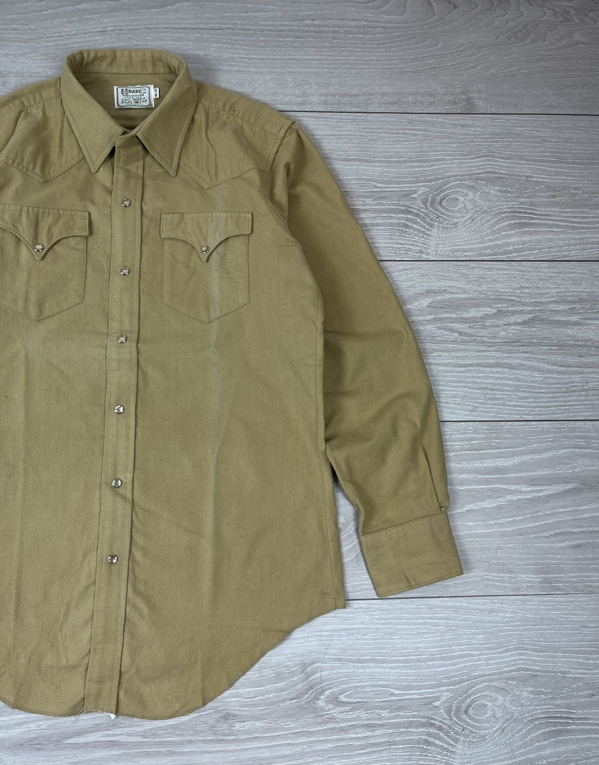 Vintage H Bar C Vintage 70s American Rancho Button Shirt Size US L / EU 52-54 / 3 - 2 Thumbnail