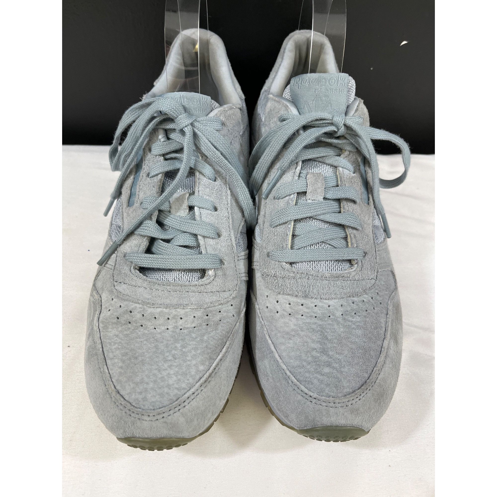Reebok Reebok Womens Blue Leather Casual Sneakers Size 10 SKU 6554 Size US 10 / IT 40 - 2 Thumbnail