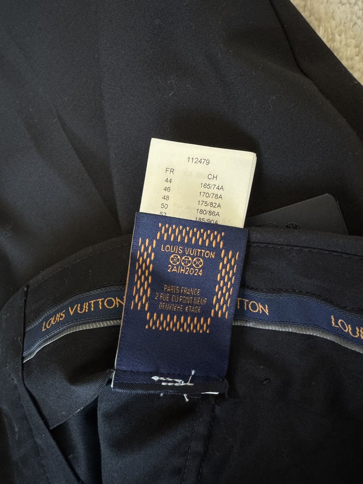 Louis Vuitton Louis Vuitton Tailored Wool Flared Pants Size 54R - 5 Thumbnail