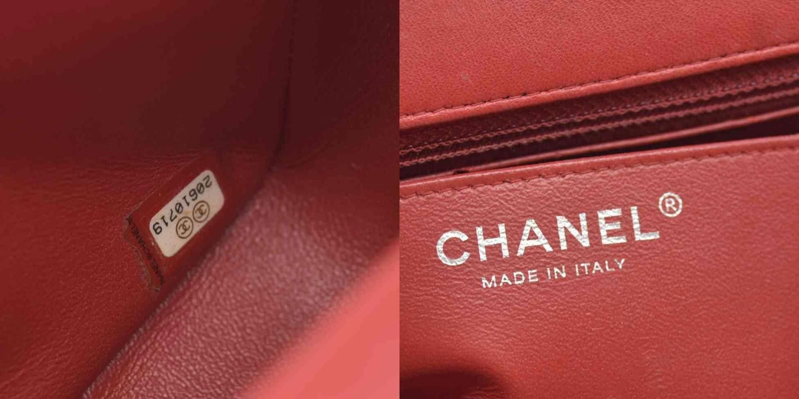 Chanel $5200 Chanel Classic Mini Square Flap Bag Red Size ONE SIZE - 6 Thumbnail