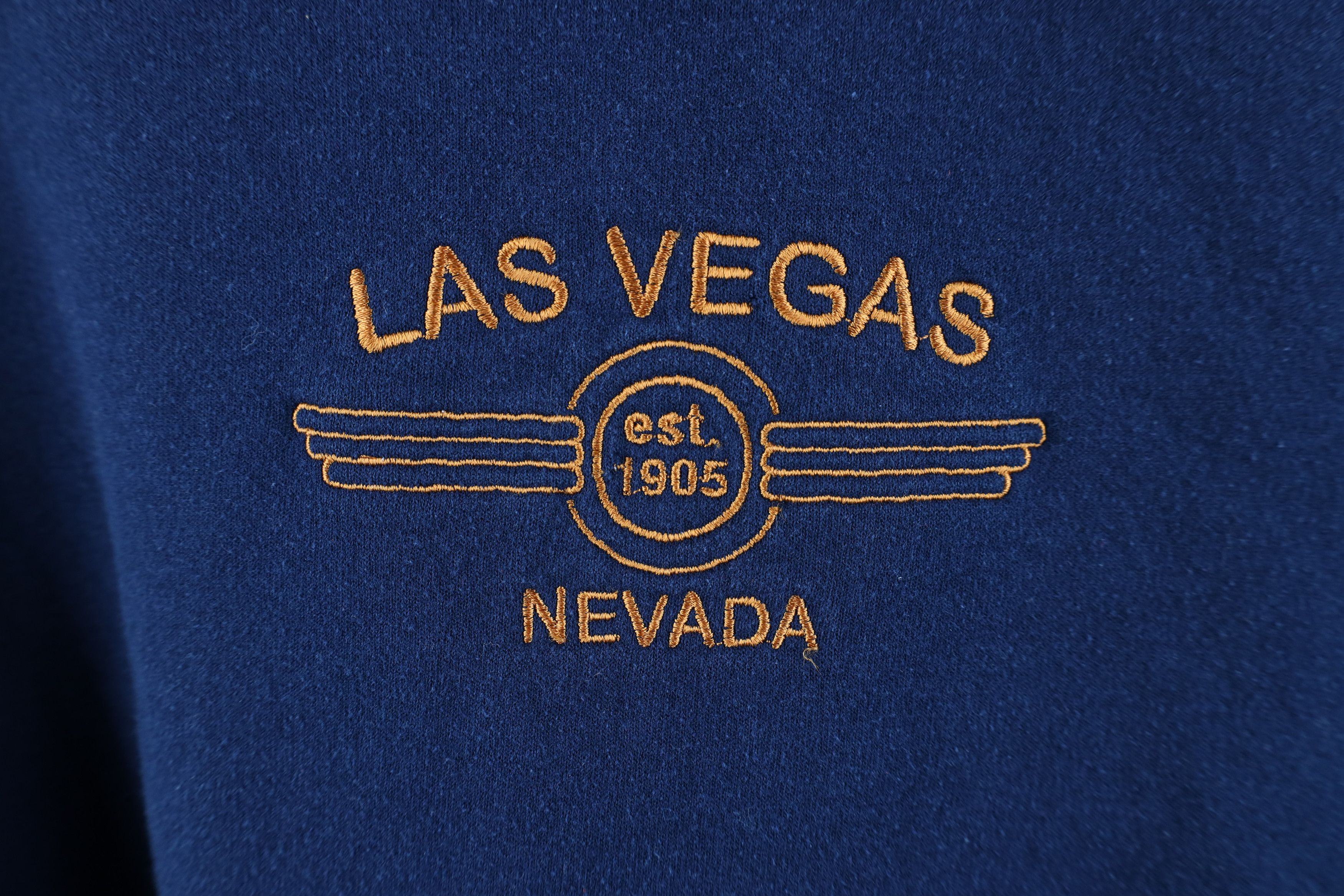 Vintage Vintage 90s Streetwear Spell Las Vegas Nevada Sweatshirt Size US M / EU 48-50 / 2 - 4 Thumbnail