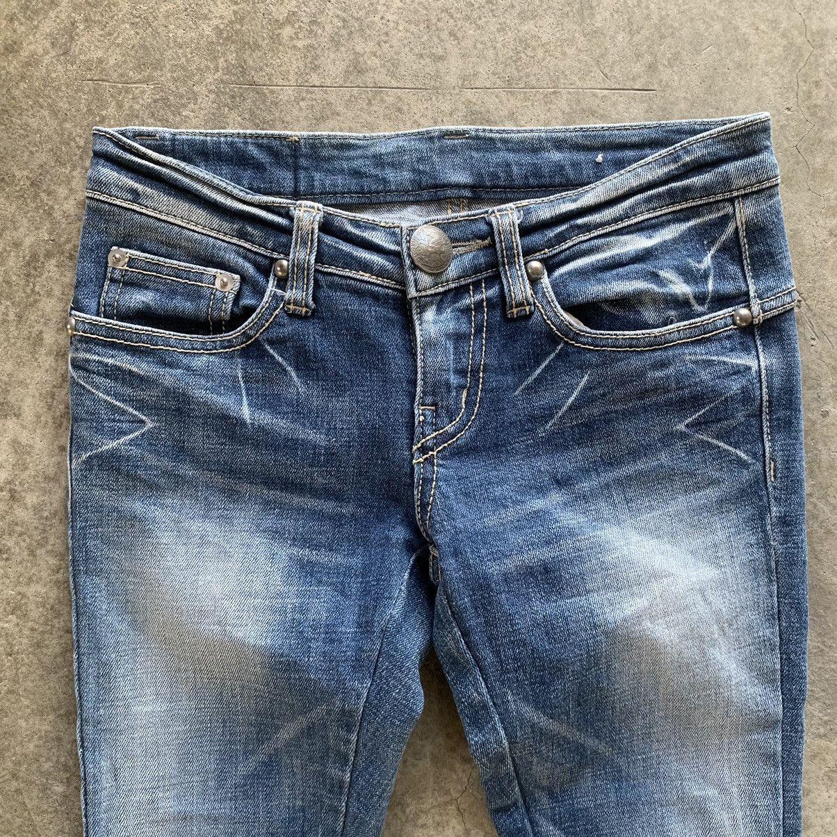Other Vintage Japanese d.i.a Zipper Skinny Jeans Size US 28 / EU 44 - 3 Thumbnail