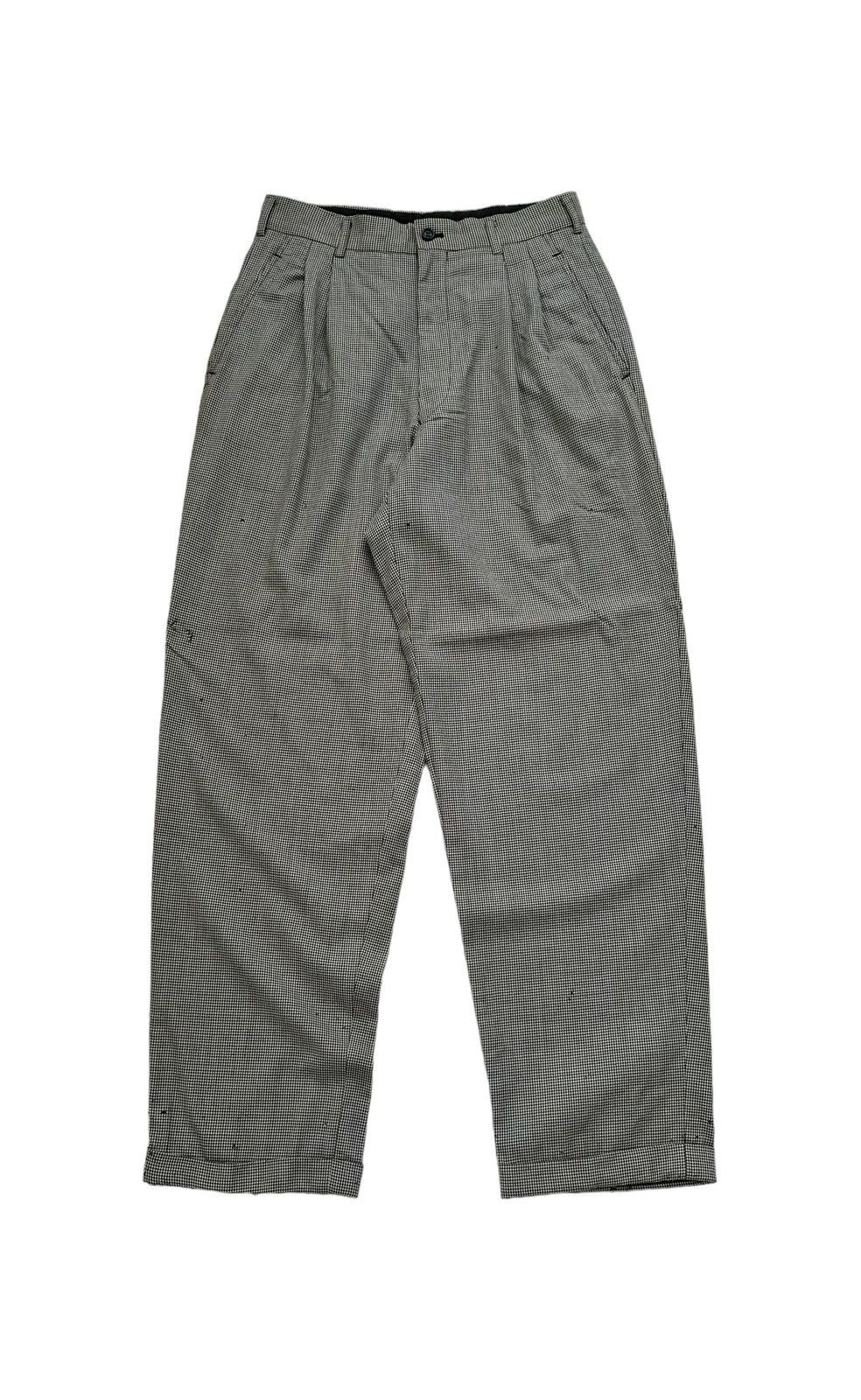 Comme des Garcons Comme des Garçons Homme Plus AW1991 Houndstooth Wool Trouser Size US 28 / EU 44 - 1 Thumbnail
