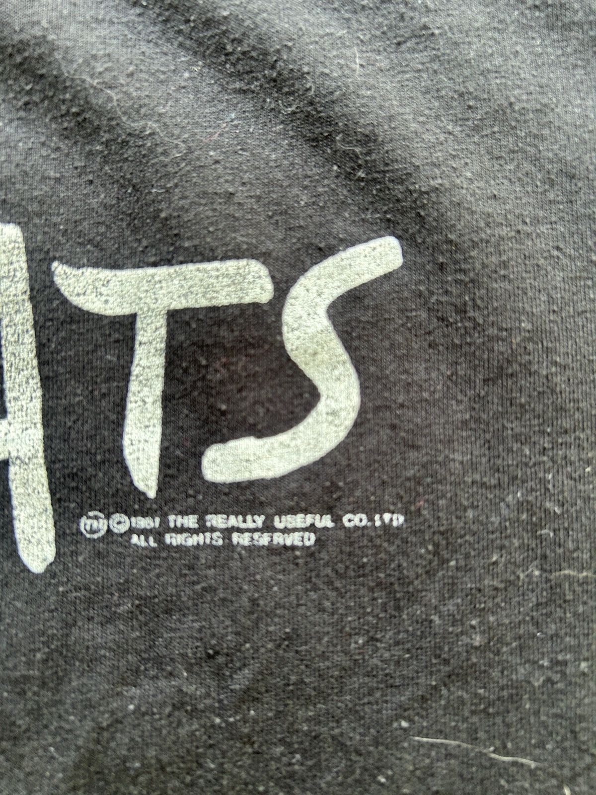 Vintage Vintage 1981 Cats Musical T-Shirt Size US S / EU 44-46 / 1 - 3 Thumbnail