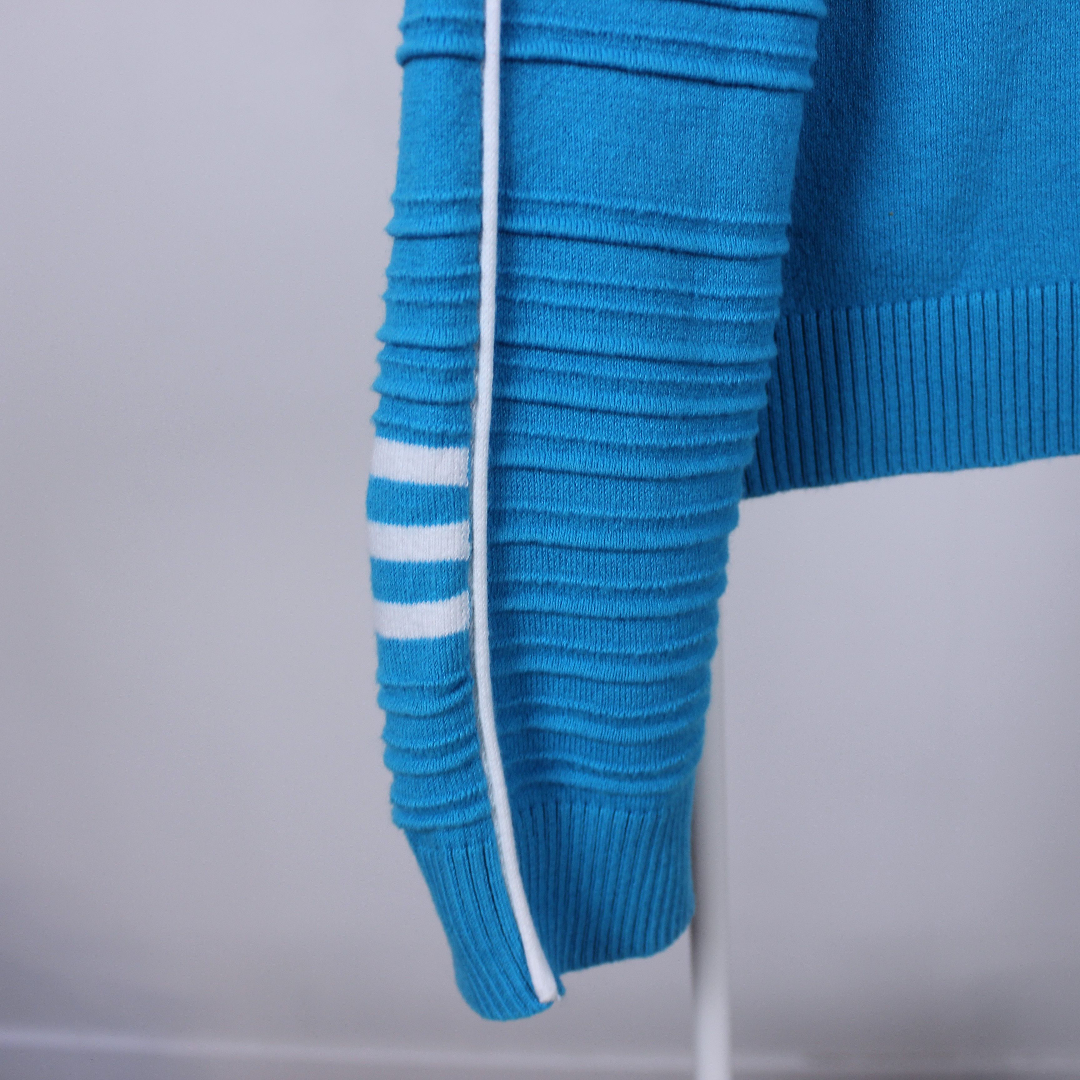 Adidas Adidas golf wool sweater jumper zip blue L Size US L / EU 52-54 / 3 - 7 Thumbnail