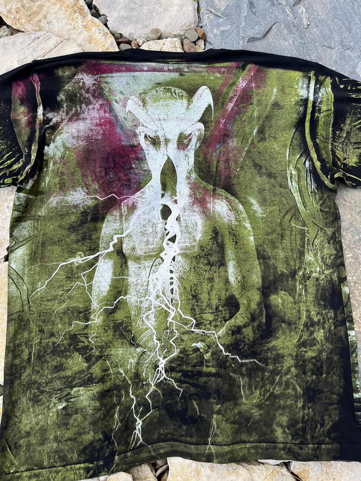 Band Tees × Vintage Vintage OG Vader Revelations y2k all over print tee rare Size US L / EU 52-54 / 3 - 18 Thumbnail