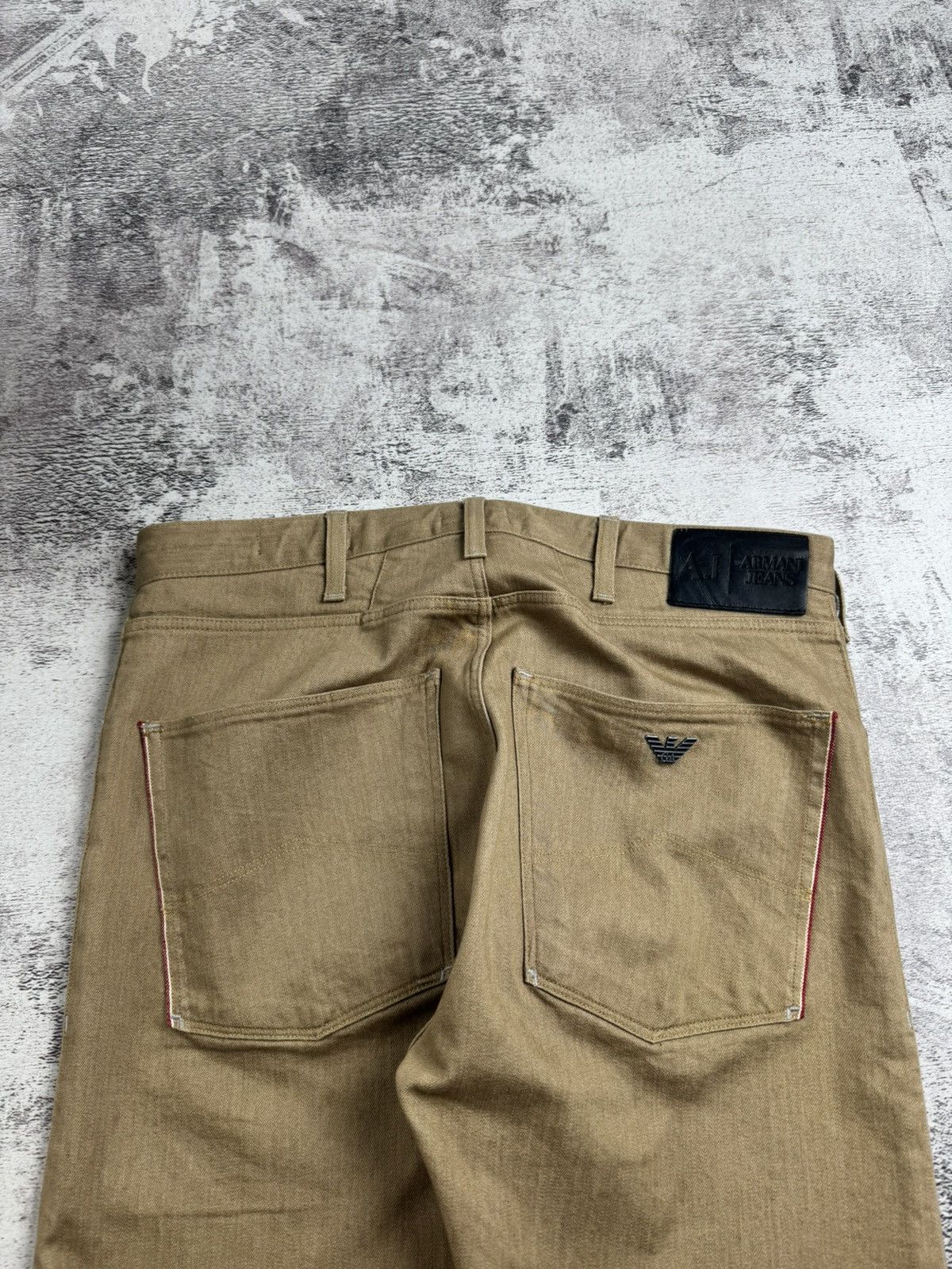 Armani Armani Jeans J45 Regular Fit Stretch Denim W30 L34 Beige GA Men’s Trousers Pants Size US 30 / EU 46 - 7 Thumbnail