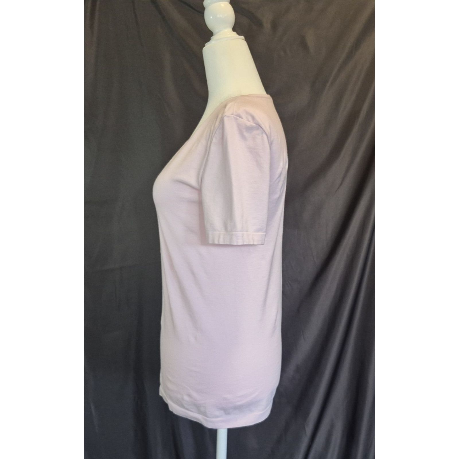 Wolford Wolford Womens Light Pink Cottone Nylon V-Neck Top Medium Size M / US 6-8 / IT 42-44 - 3 Thumbnail