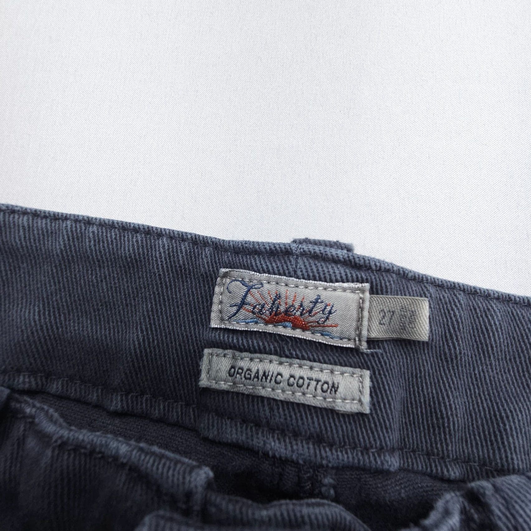 Faherty Faherty Pants in Washed Black Size 27 Cotton Blend Chino Straight Flat Front Regular Classic City Womens Size 27" / US 4 / IT 40 - 4 Thumbnail