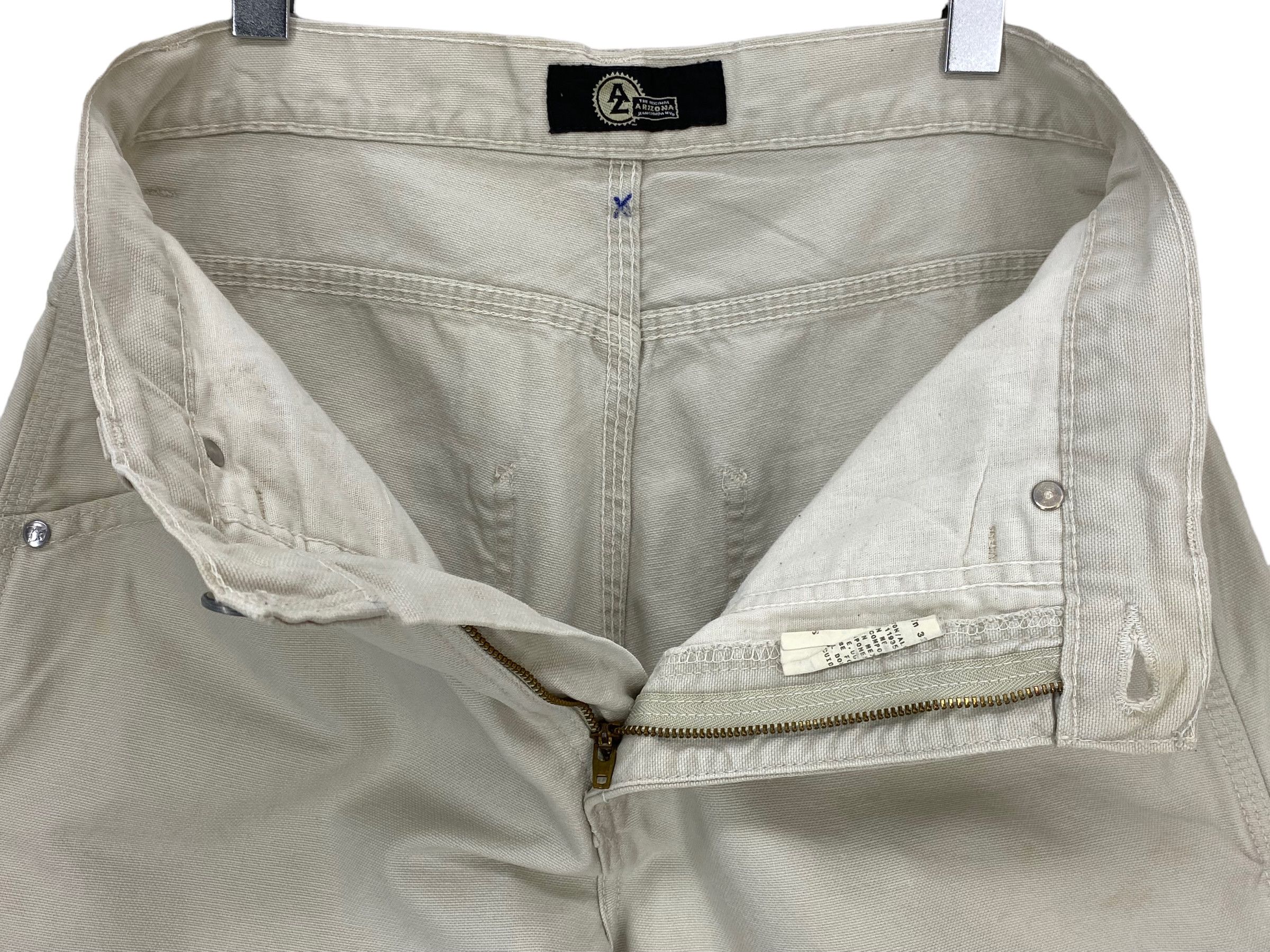 Japanese Brand Arizona Carpenter Jeans Hickory Skateboard Distressed Size US 32 / EU 48 - 12 Thumbnail
