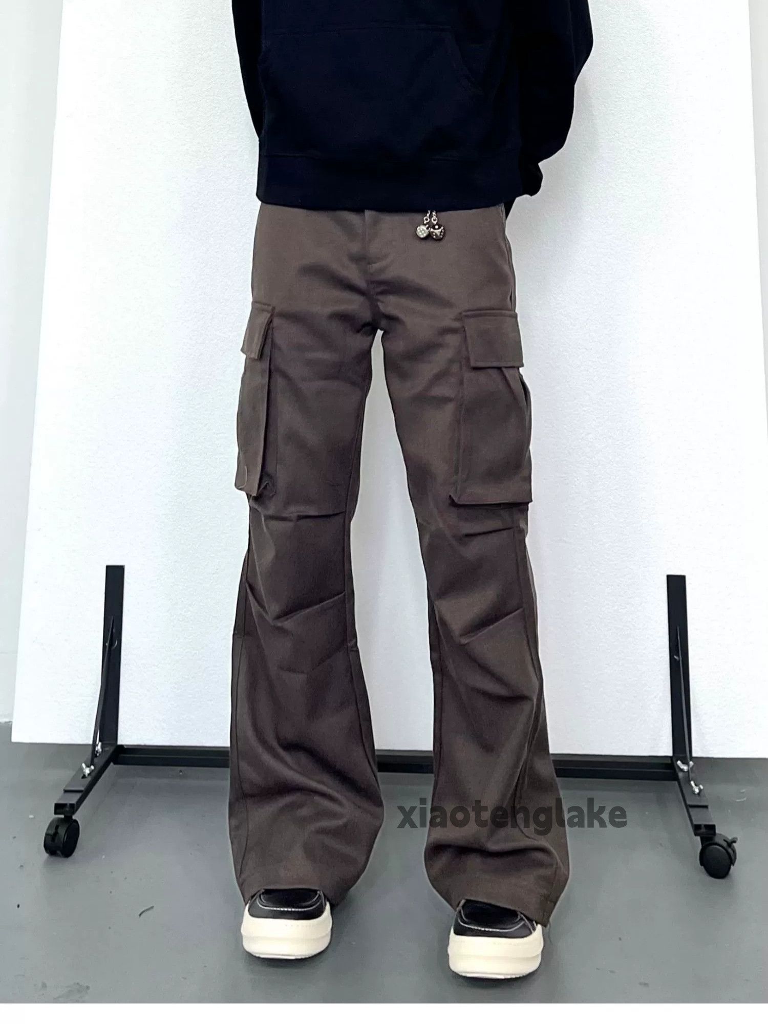 Designer × Japanese Brand × Vintage utility military pleated yuppie punk flared cargo pants Size US 34 / EU 50 - 2 Thumbnail