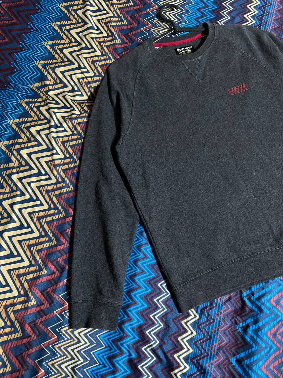 Barbour × Vintage Barbour Vintage Crewneck 90's Basic Logo Size US M / EU 48-50 / 2 - 5 Thumbnail