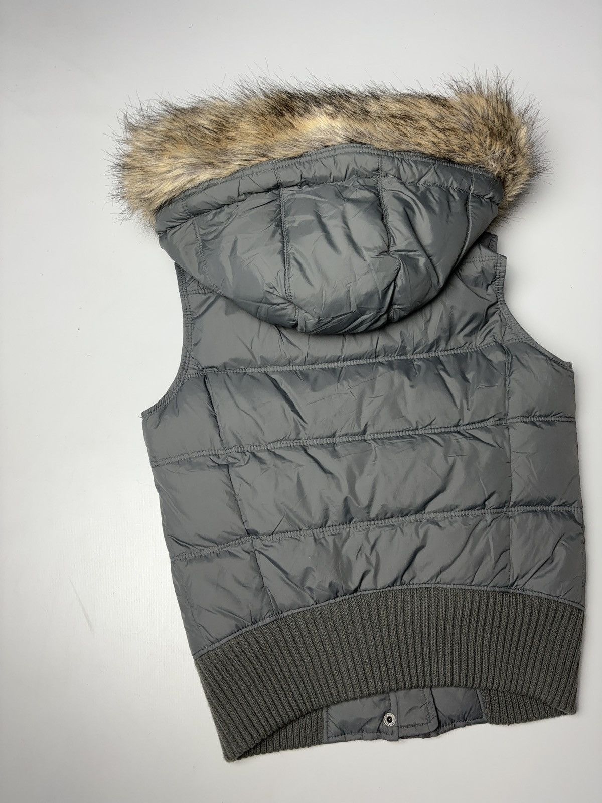 Abercrombie & Fitch × Vintage Abercrombie fitch vintage faux fur winter down vest Size M / US 6-8 / IT 42-44 - 15 Thumbnail