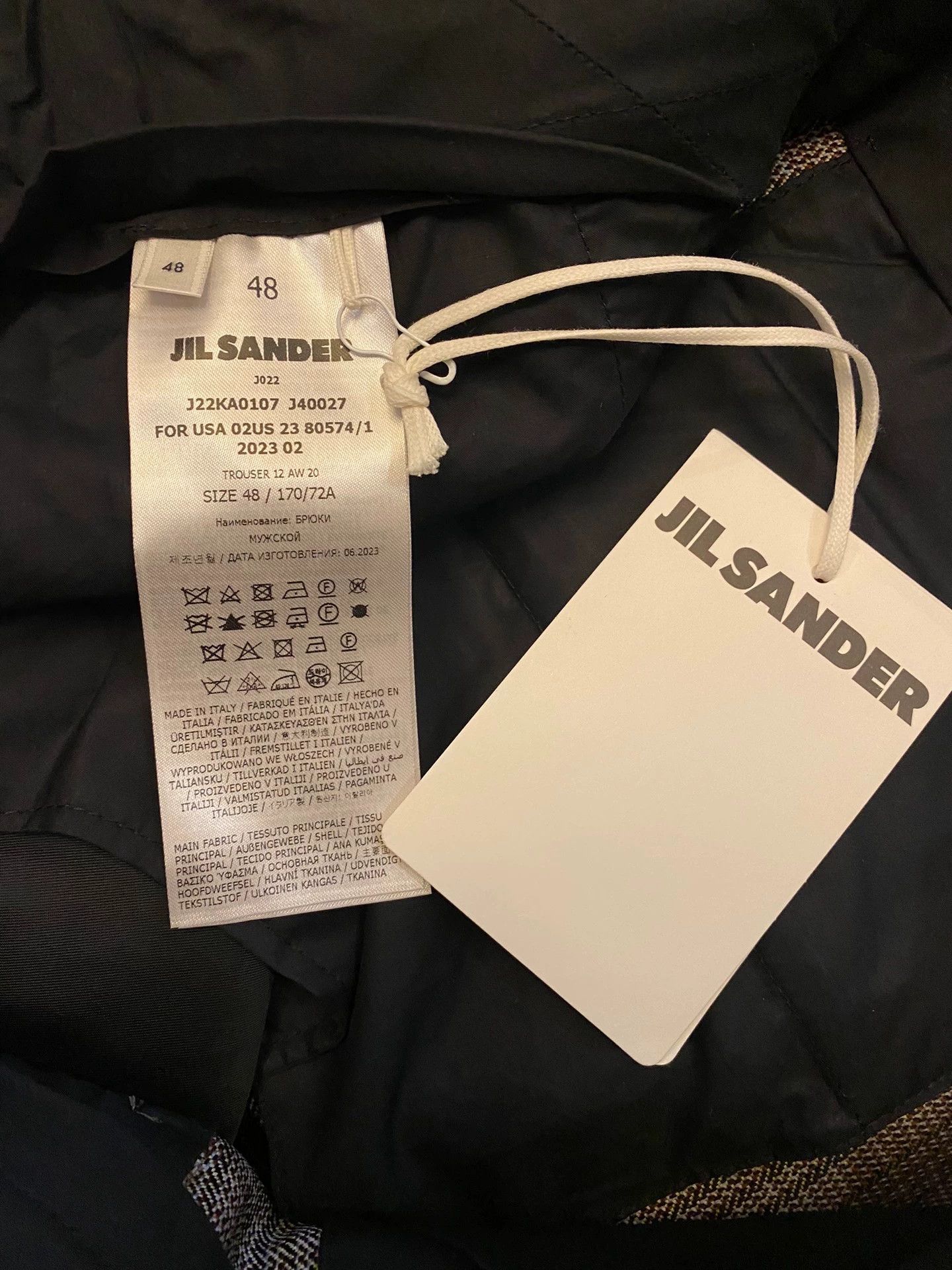 Jil Sander JIL SANDER Italian 100% Wool Minimalist Trousers 48 Size US 32 / EU 48 - 7 Thumbnail