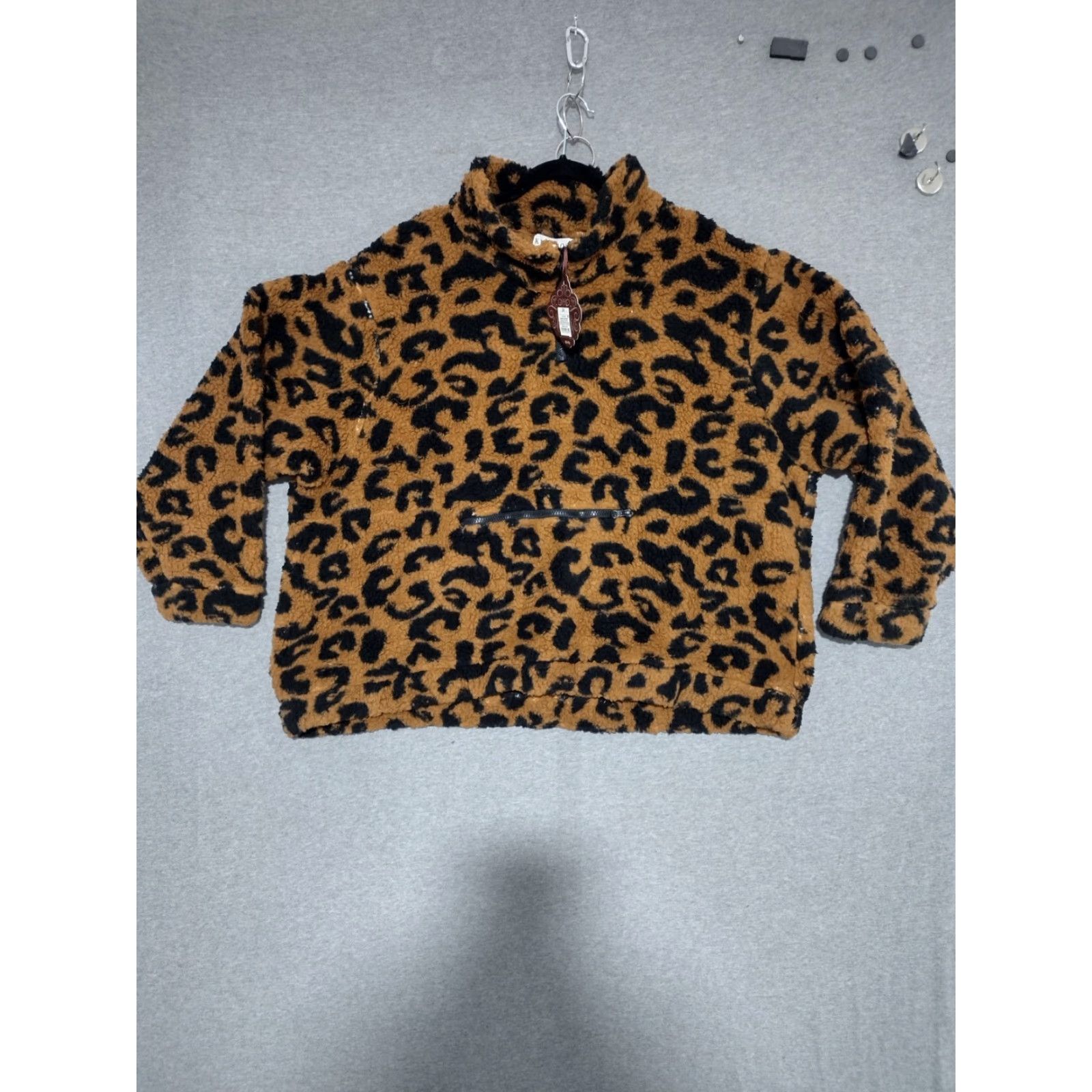 Vintage **Leopard Print Knox Rose Women's 3X Fall Sweatshirt** User: **3X Carmel Knox Rose Women's Leopard Print Sweatshirt** Size XXL / US 16-18 / IT 52-54 - 2 Thumbnail