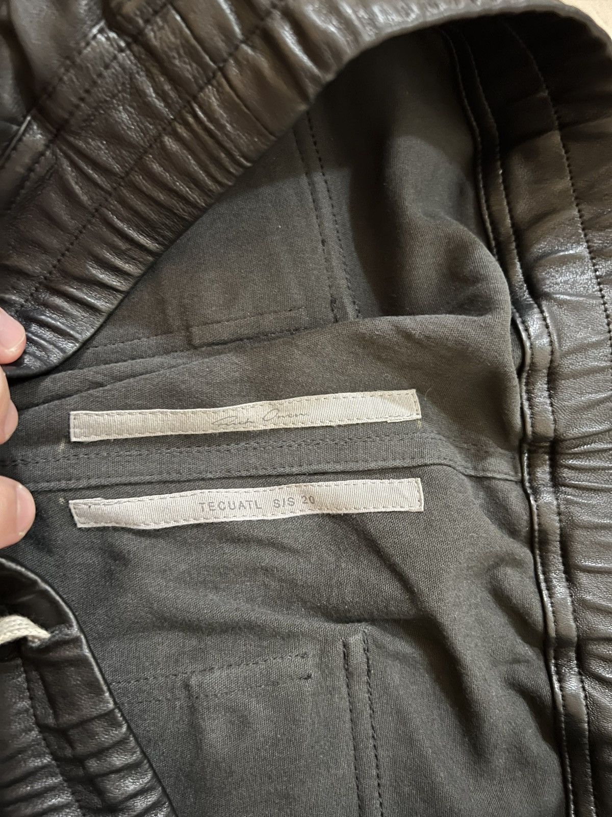 Rick Owens Rick Owens Tecuatl SS2020 Cargo Pants leather size 52 $4500 Size US 34 / EU 50 - 4 Thumbnail