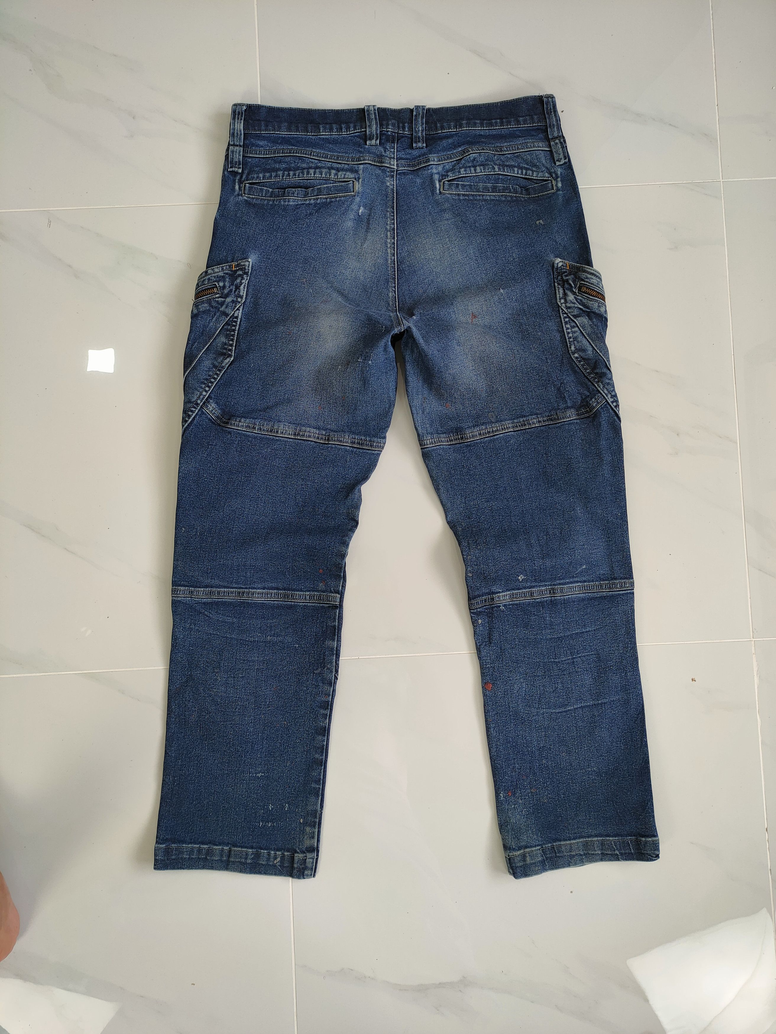 Japanese Brand × Vintage VINTAGE JAPANESE DOUBLE KNEE DISTRESSED CARGO PANTS Size US 34 / EU 50 - 9 Thumbnail