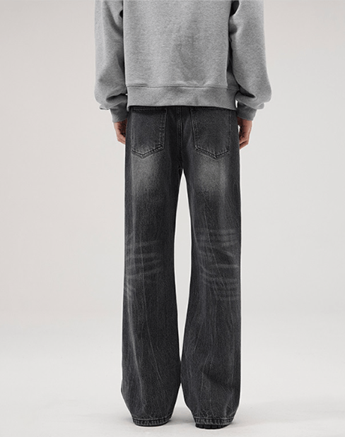 Japanese Brand × Jean American retro lightning crack loose bootcut jeans Size US 32 / EU 48 - 5 Thumbnail