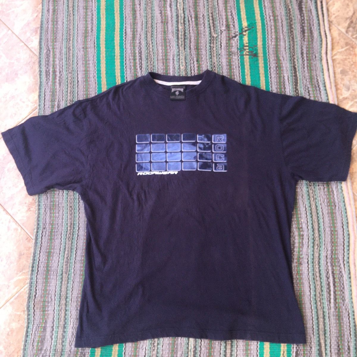 Rocawear × Vintage Rocawear y2k vinyl taste logo tee Size US XL / EU 56 / 4 - 1 Thumbnail