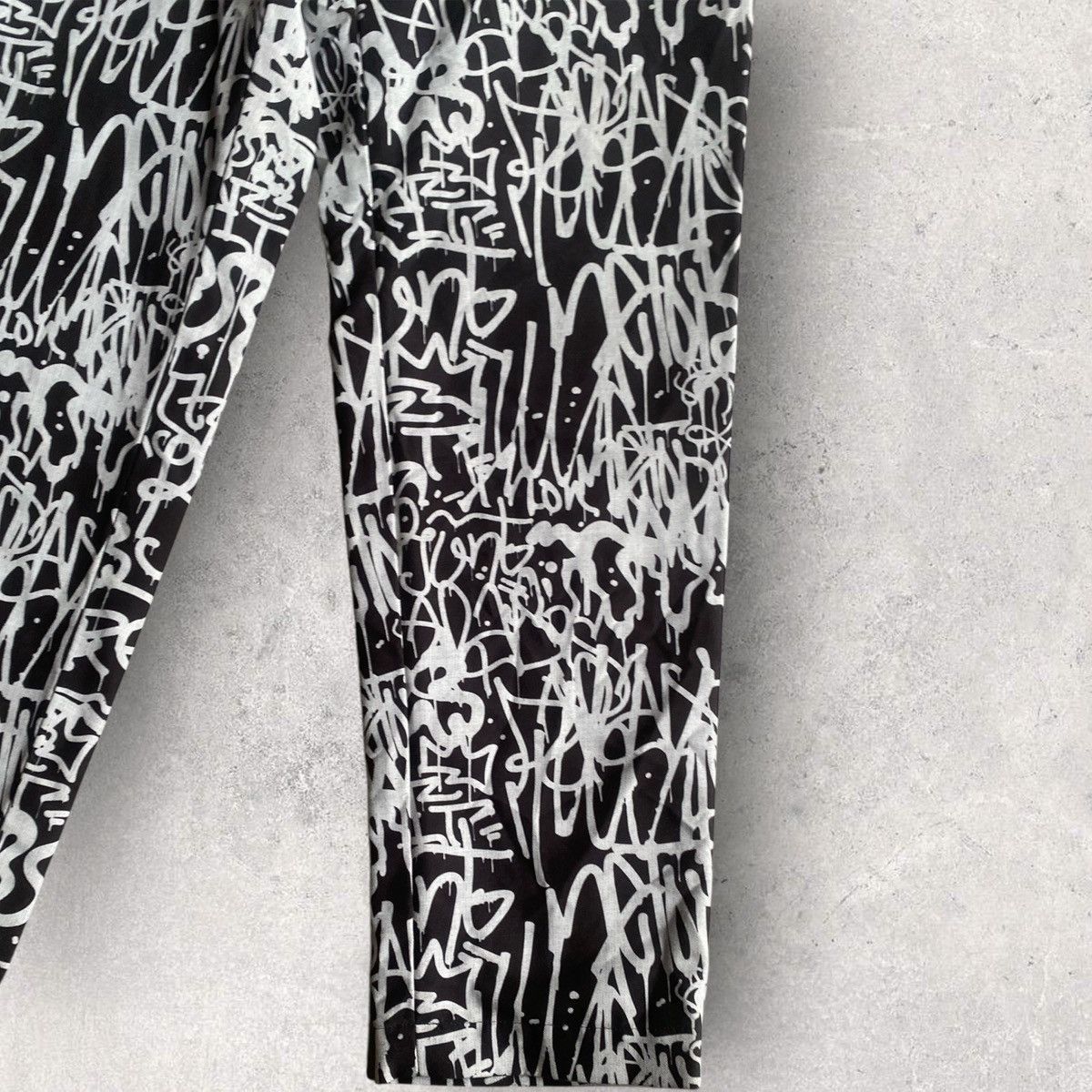 Comme des Garcons Black Comme Des Garcons Graffiti Pants Size US 31 - 2 Thumbnail