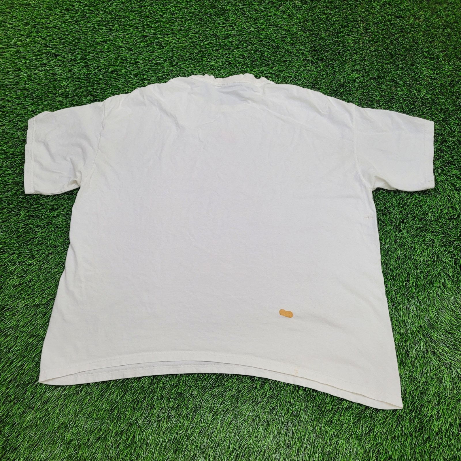 Nike Vintage Y2K NIKE Center Swoosh Shirt 2XL 28x29 White Baggy Size US XXL / EU 58 / 5 - 2 Thumbnail