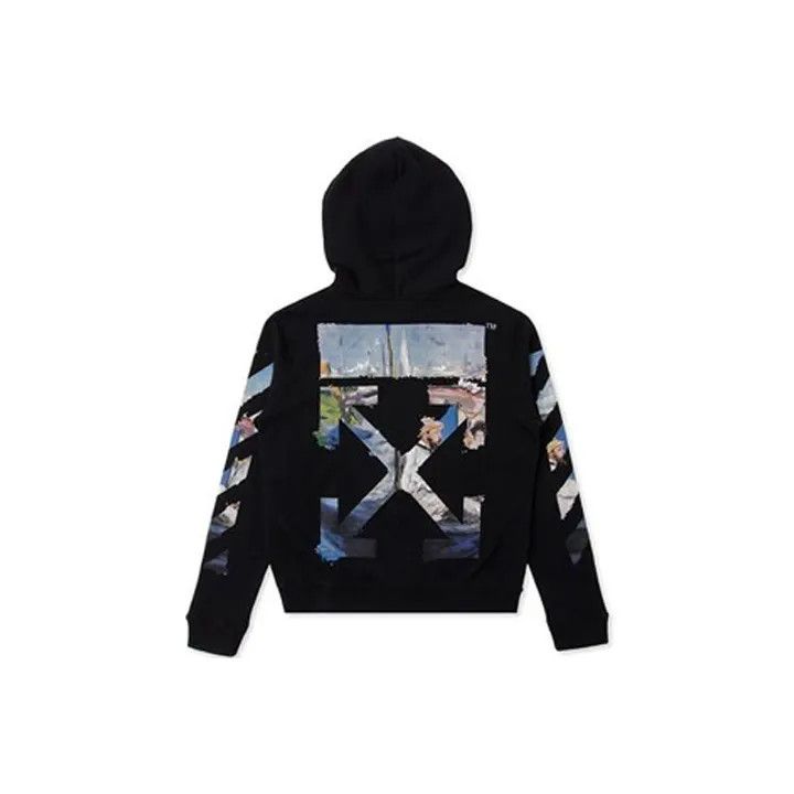 Off-White Off-White Abstract Art Zip Hoodie for Couples 0079 Size US L / EU 52-54 / 3 - 1 Thumbnail