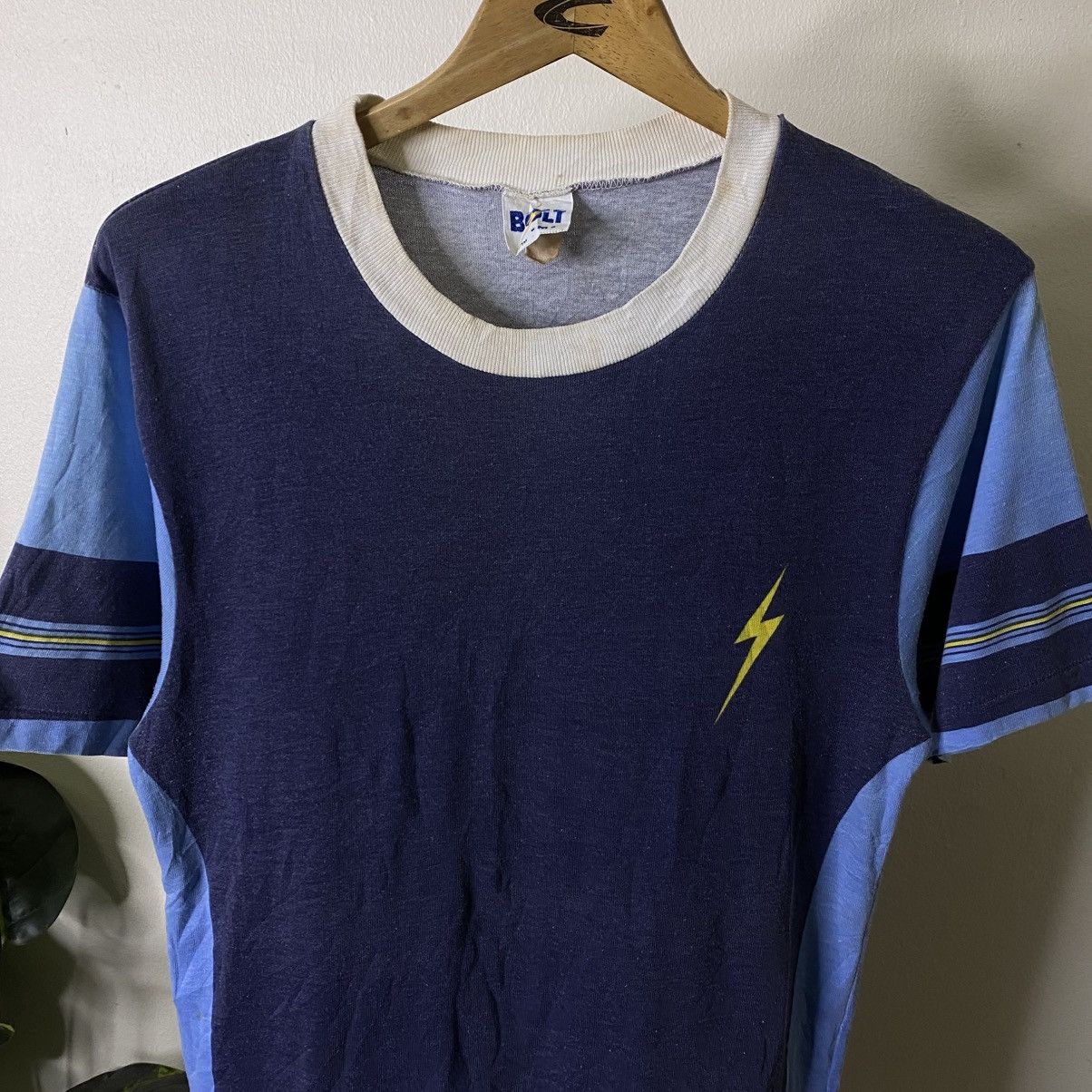 Lightning Bolt Vintage 1980s Lightning Bolt Surf Fl T Shirt Size US S / EU 44-46 / 1 - 2 Thumbnail