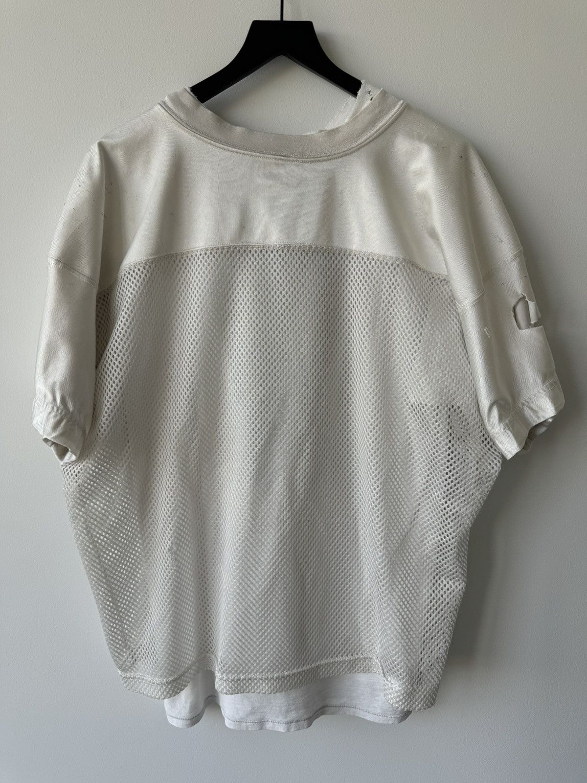 Vintage VINTAGE 90s THRASHED FADED PRACTICE FOOTBALL JERSEY OVERSIZE Size US XL / EU 56 / 4 - 5 Thumbnail