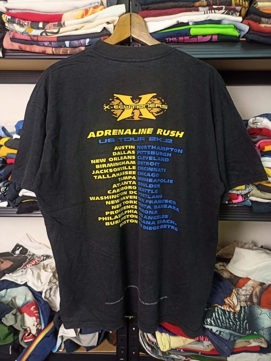 Band Tees × Vintage Vintage 00s Hip Hop Band X-ecutioners Usa Tour 2002 Size US XL / EU 56 / 4 - 4 Thumbnail