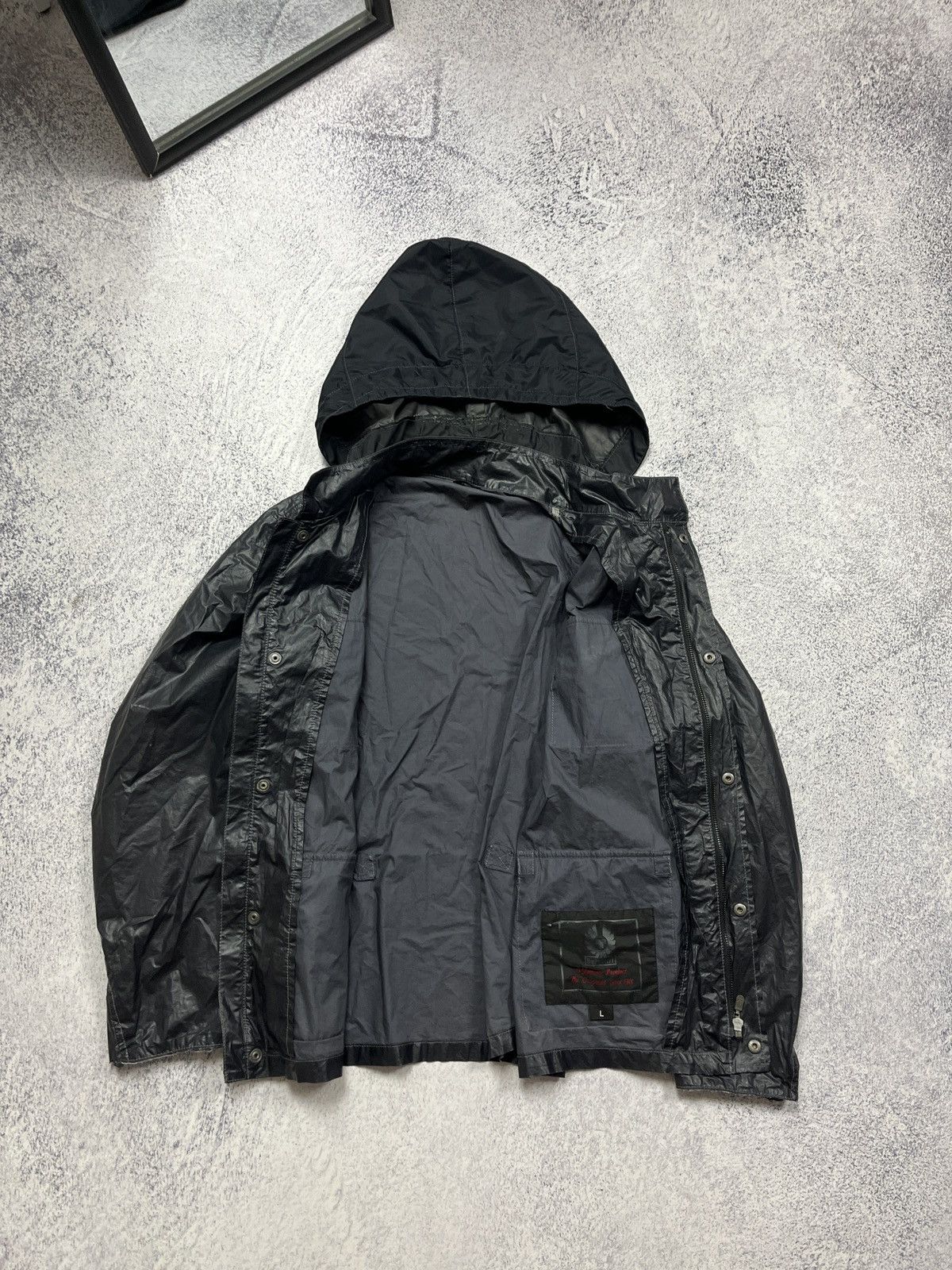 Belstaff Vintage Belstaff Leather Jacket Black Prince Label Rare Size US L / EU 52-54 / 3 - 11 Thumbnail