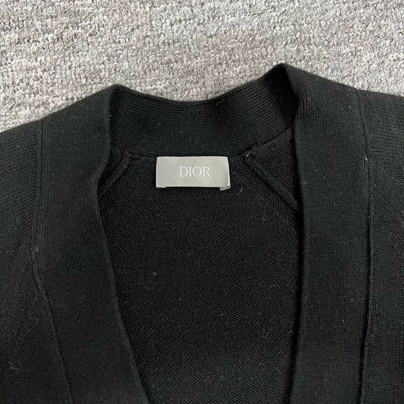 Dior Dior Logo Cashmere Cardigan Size S-2506 Size S / US 4 / IT 40 - 6 Thumbnail