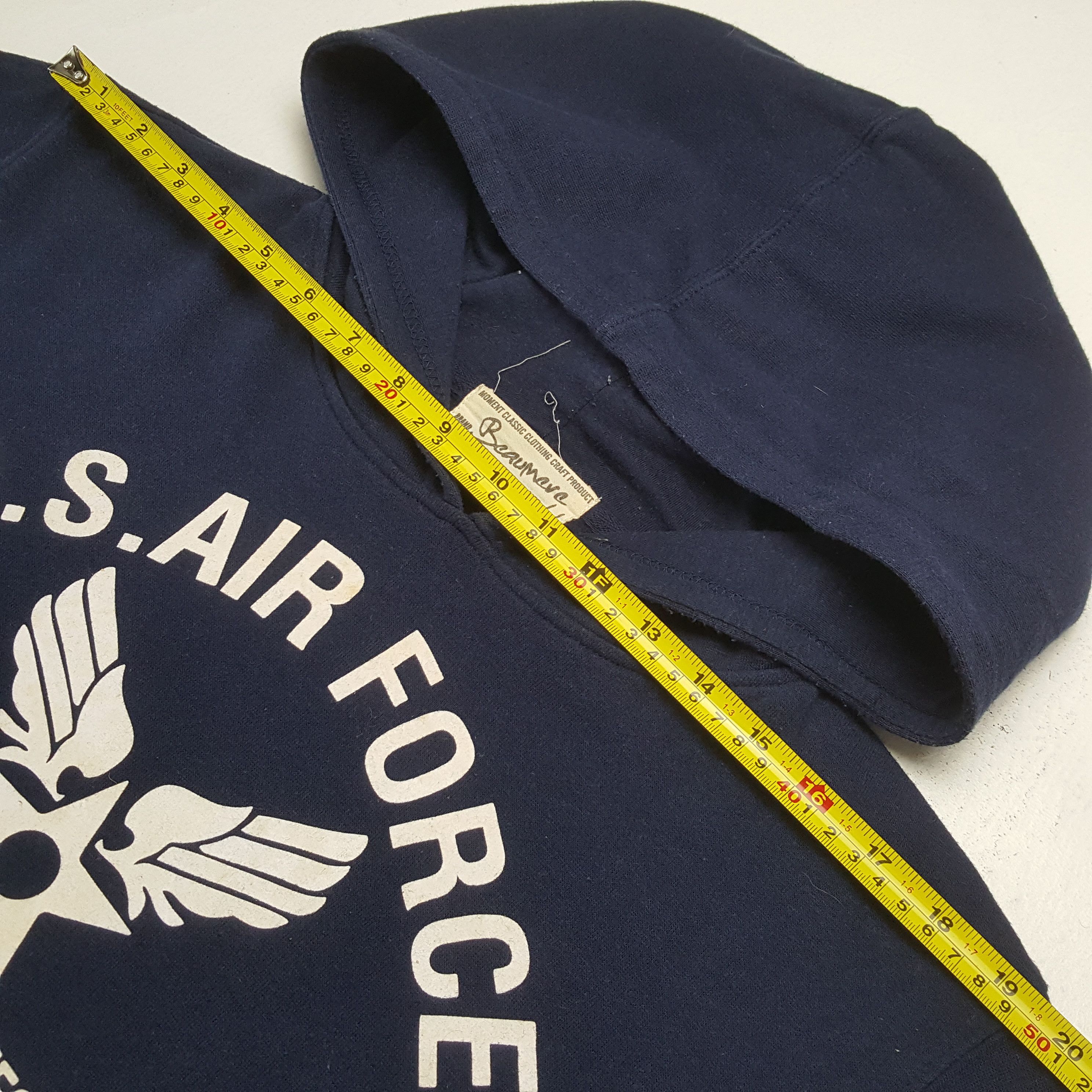 Beaumere Vintage US Air Force American Army Hoodie C322N10 Size US L / EU 52-54 / 3 - 5 Thumbnail