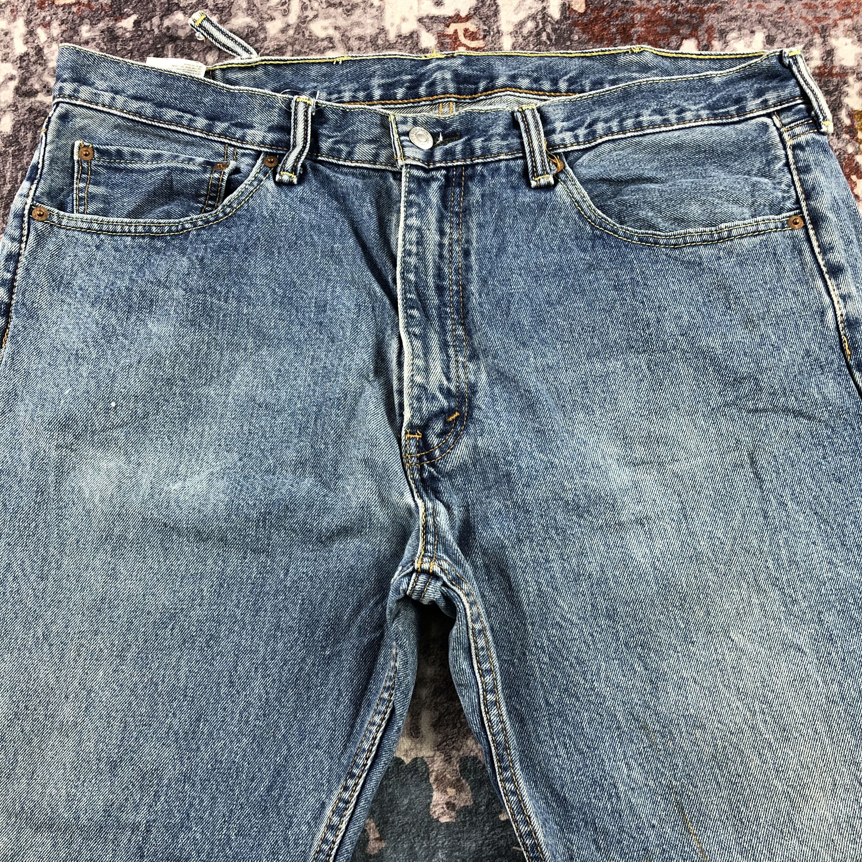 Levi's × Vintage Vintage Blue Wash Levis 505 Jeans-JM2873 Size US 39 - 3 Thumbnail