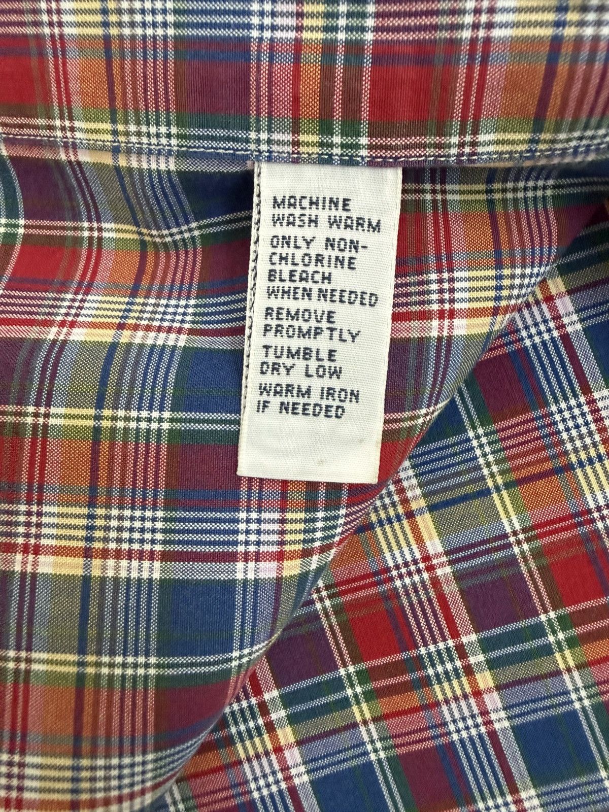 Ralph Lauren Vintage Polo Ralph Lauren Plaid OCBD Classic Fit L Size US L / EU 52-54 / 3 - 6 Thumbnail