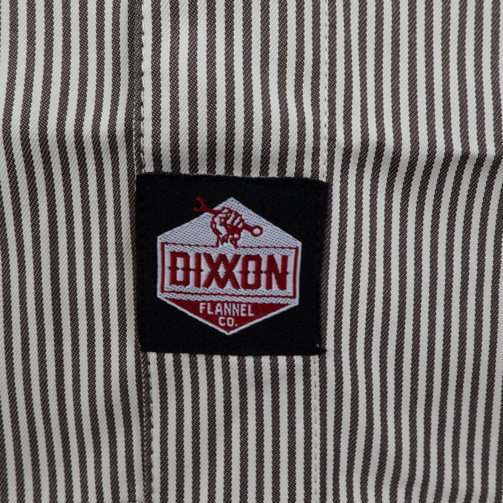 Vintage Dixxon Shirt Men Medium Brown Stripes Button Up Form Function Work NEW Size US M / EU 48-50 / 2 - 4 Thumbnail